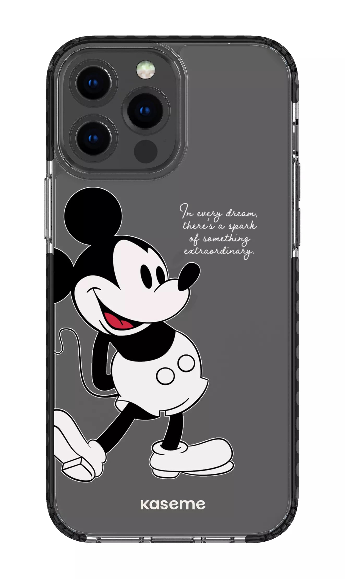 iPhone 13 Pro Max Clear Case - Black Dreamscape Clear Case -