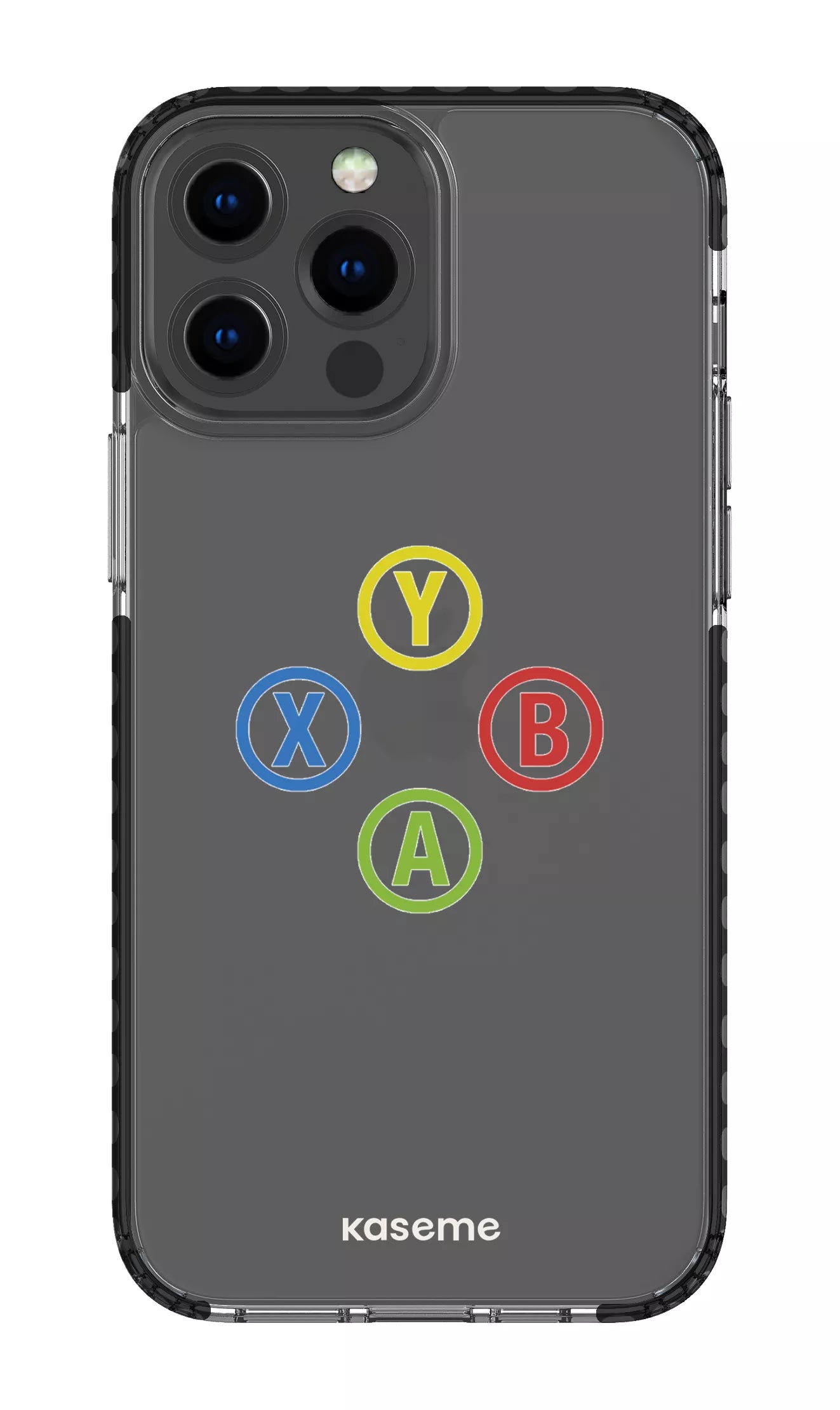 iPhone 13 Pro Max Clear Case - Black Game Clear Case -