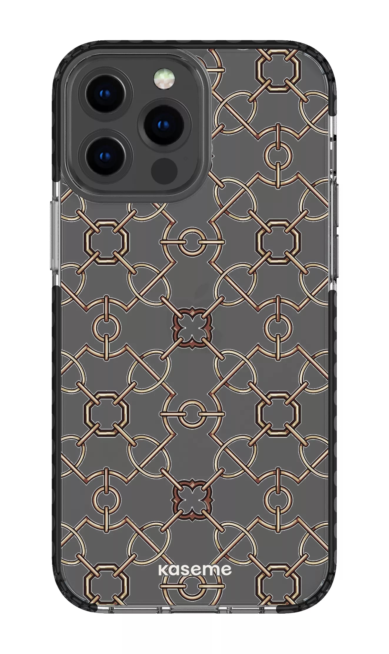 iPhone 13 Pro Max Clear Case - Black Refined Clear Case -