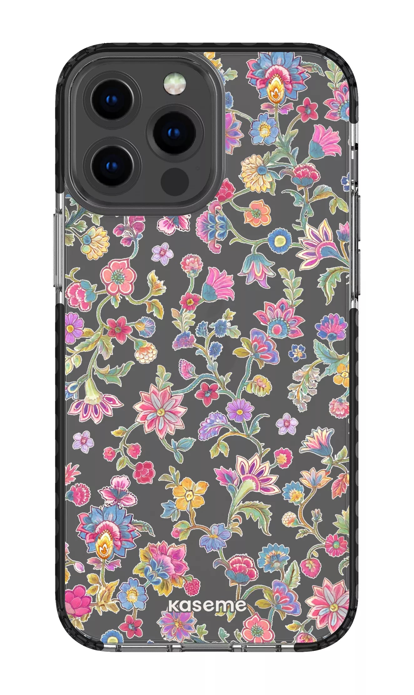 iPhone 13 Pro Max Clear Case - Black Secret Garden Clear Case -