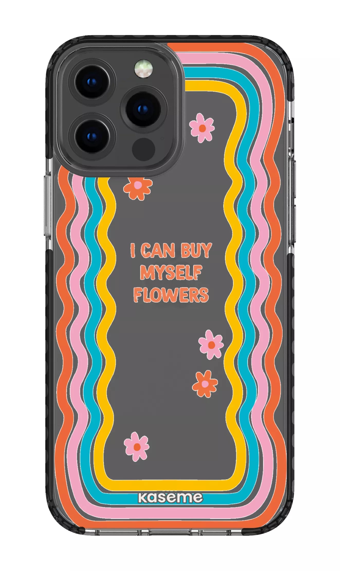 iPhone 13 Pro Max Clear Case - Black She Can Clear Case -