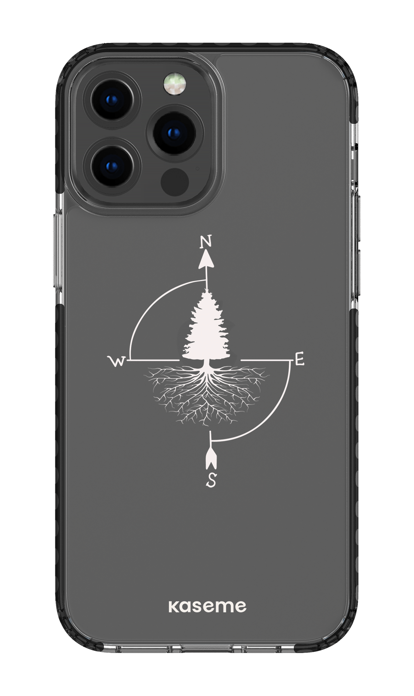 iPhone 13 Pro Max Clear Case - Black Skyline Clear Case -