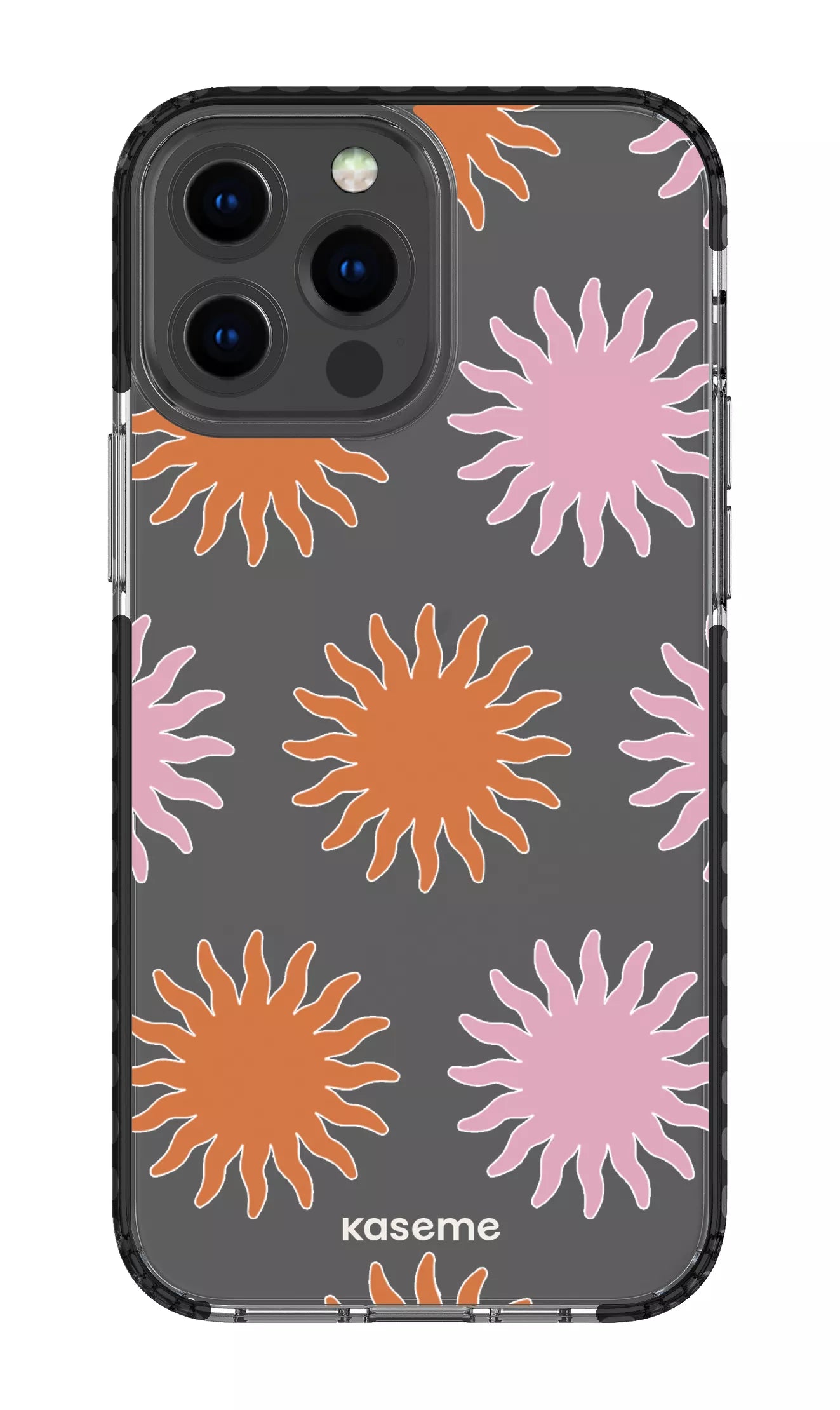 iPhone 13 Pro Max Clear Case - Black Vitamin Sea Clear Case -