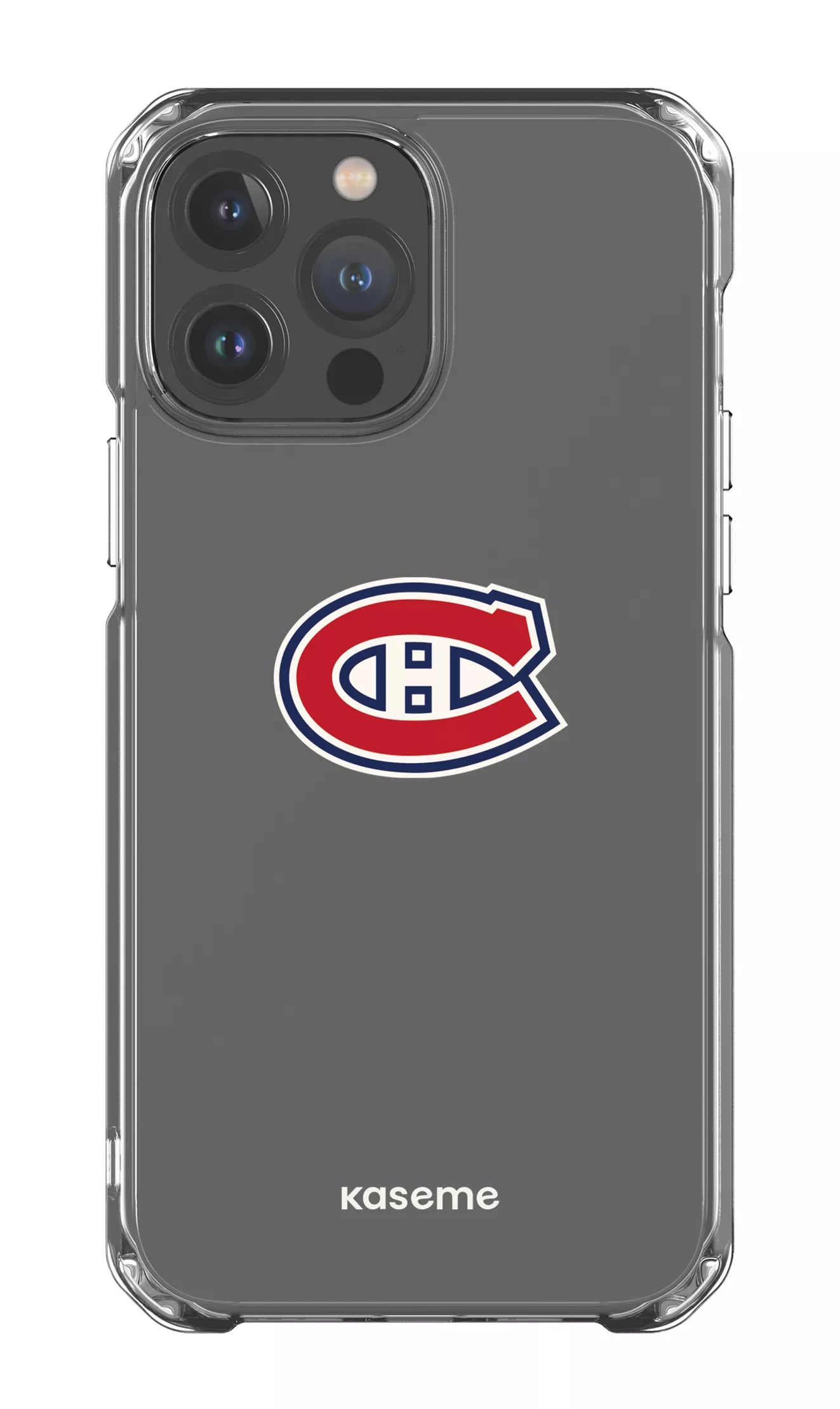 iPhone 13 Pro Max Clear Case Canadiens Logo Clear -