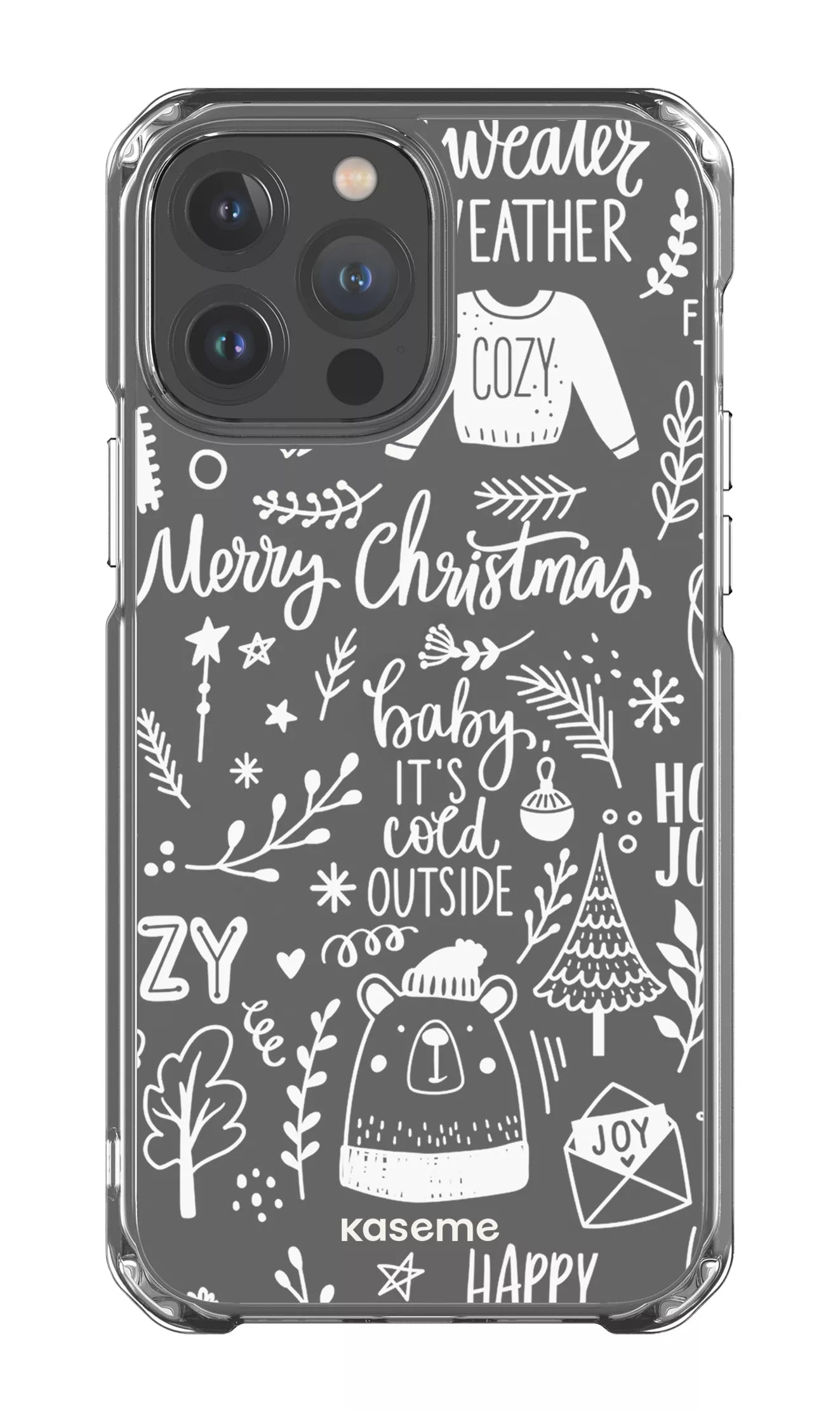 iPhone 13 Pro Max Clear Case Cold Nights Clear Case -