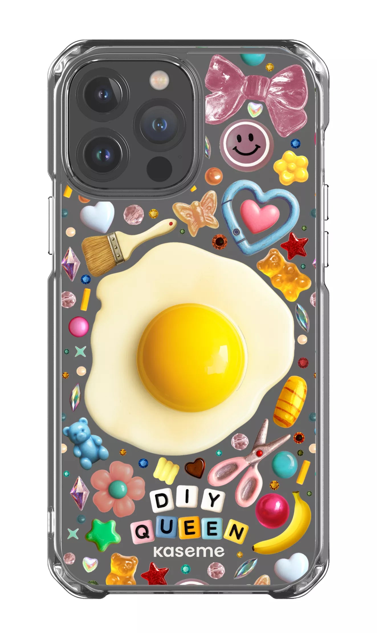 iPhone 13 Pro Max Clear Case DIY Queen Clear Case by Marianne Plaisance -