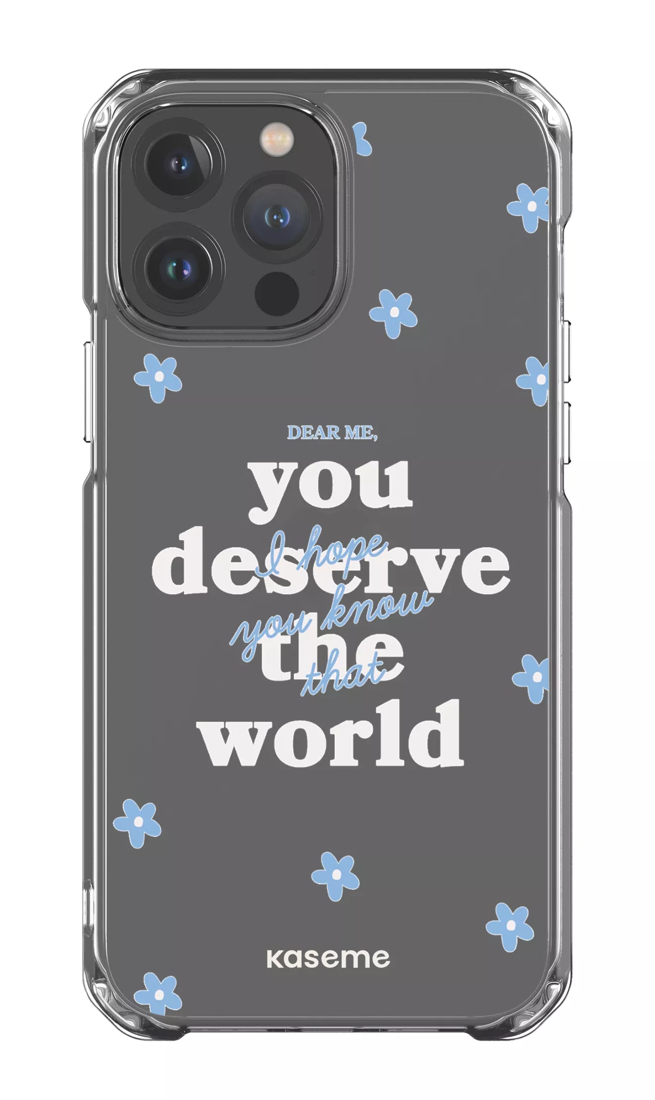 iPhone 13 Pro Max Clear Case Dear Me Clear Case -