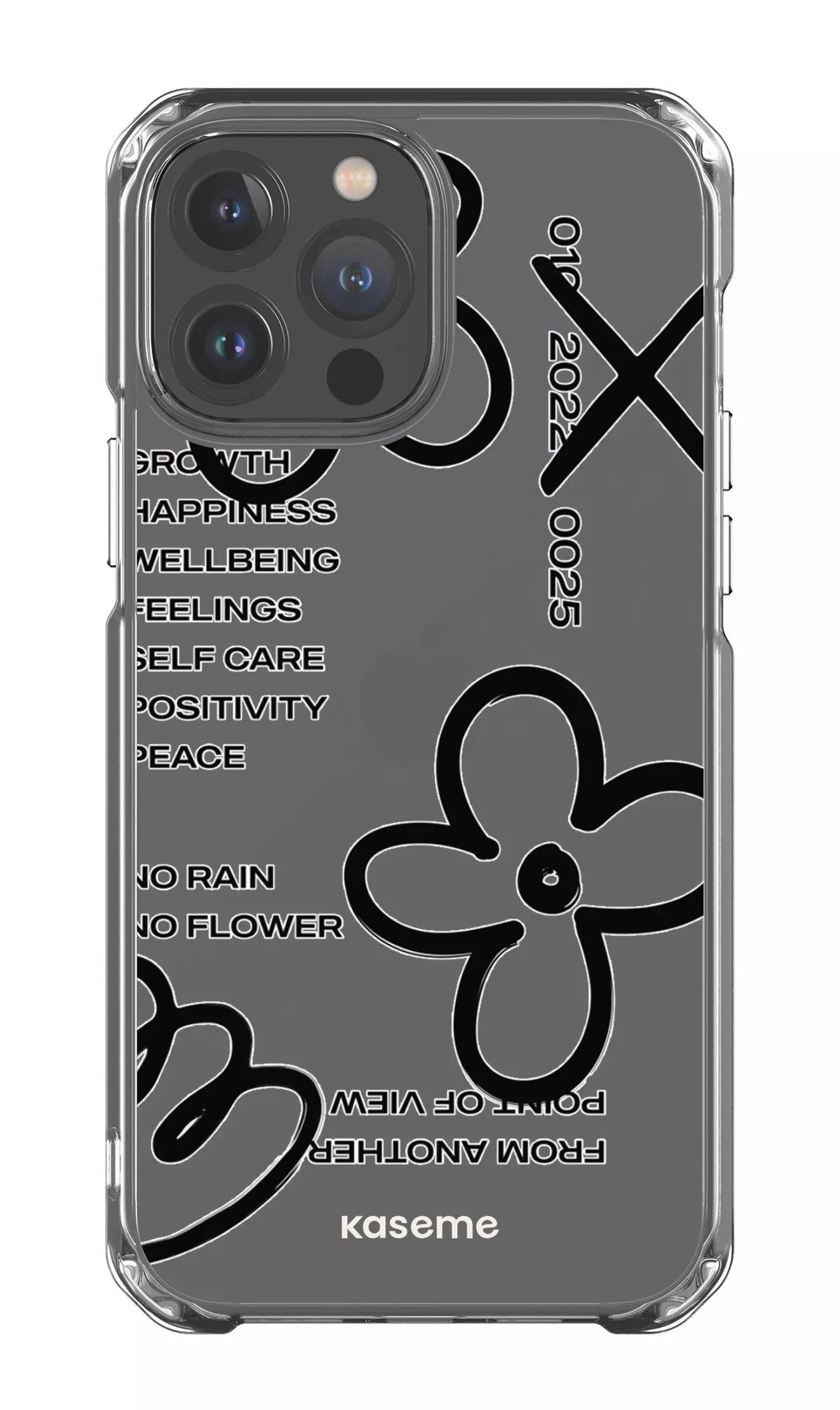 iPhone 13 Pro Max Clear Case Feelings black Clear Case -