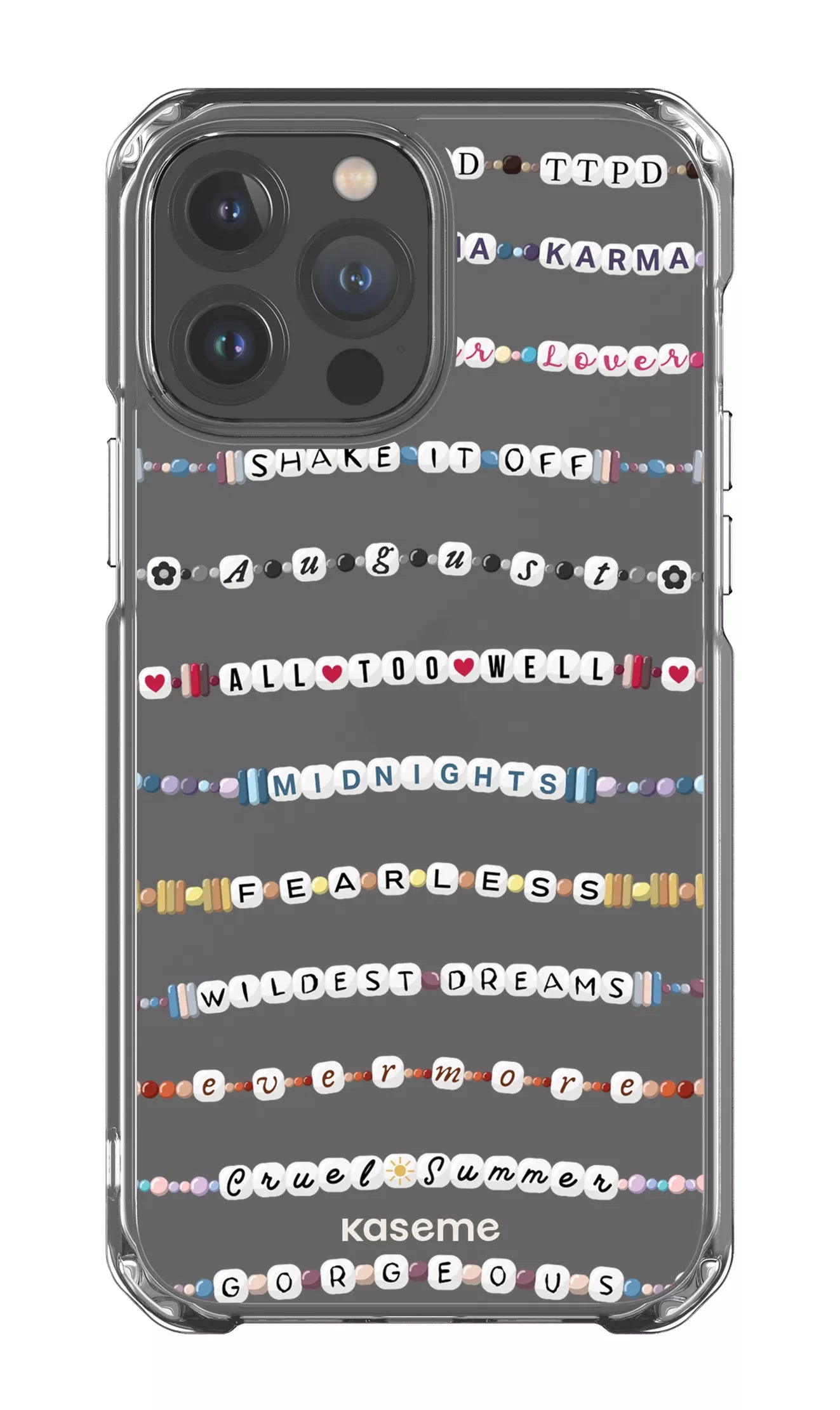 iPhone 13 Pro Max Clear Case Love Story Clear Case -