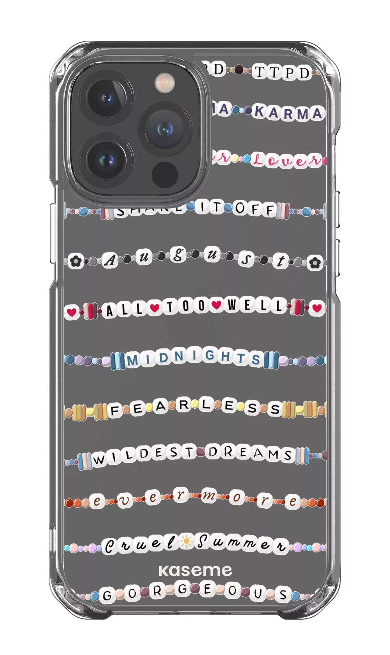 iPhone 13 Pro Max Clear Case Love Story Clear Case -