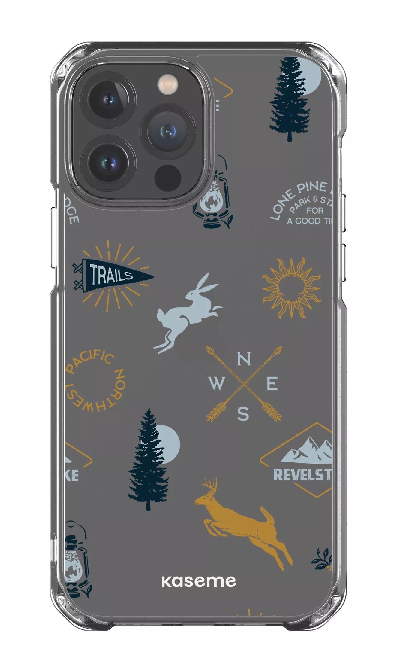 iPhone 13 Pro Max Clear Case Revelstoke white Clear Case -