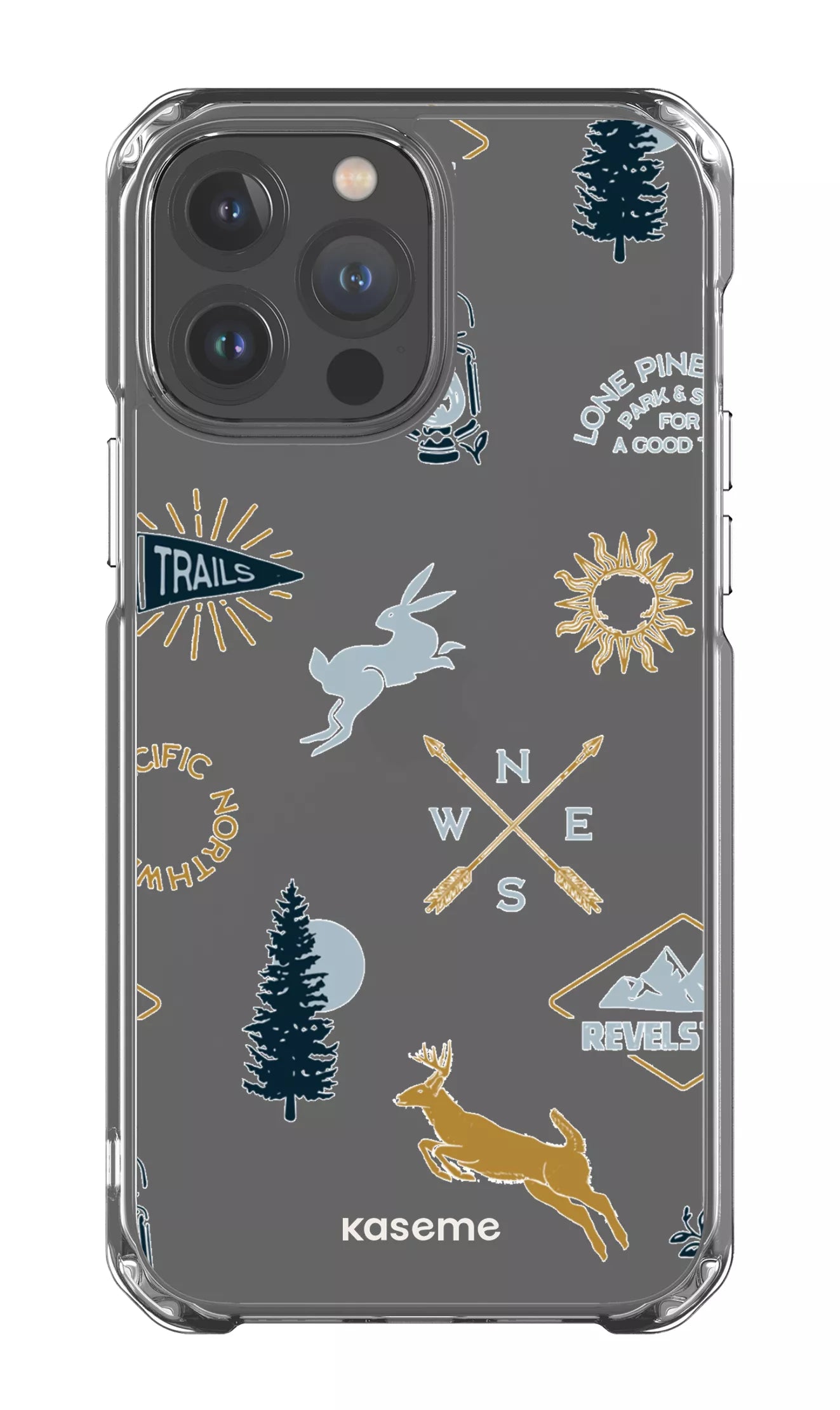 iPhone 13 Pro Max Clear Case Revelstoke white Clear Case -