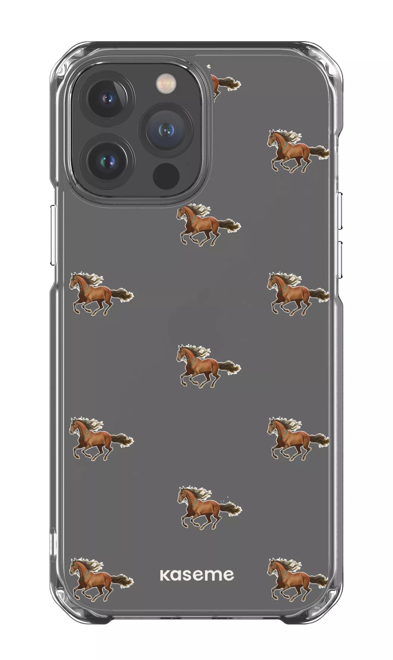 iPhone 13 Pro Max Clear Case Saddle Clear Case -