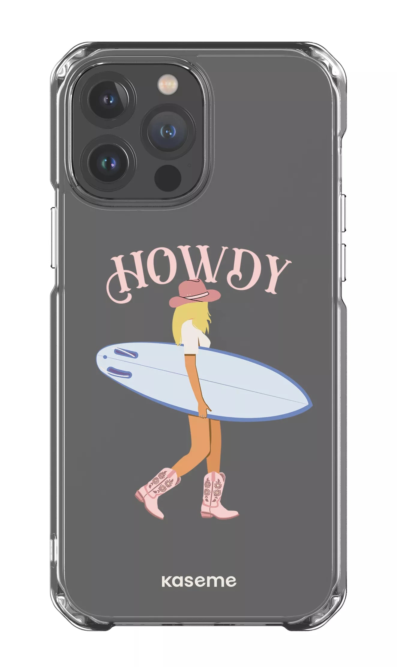 iPhone 13 Pro Max Clear Case Westsea Pink Clear Case -