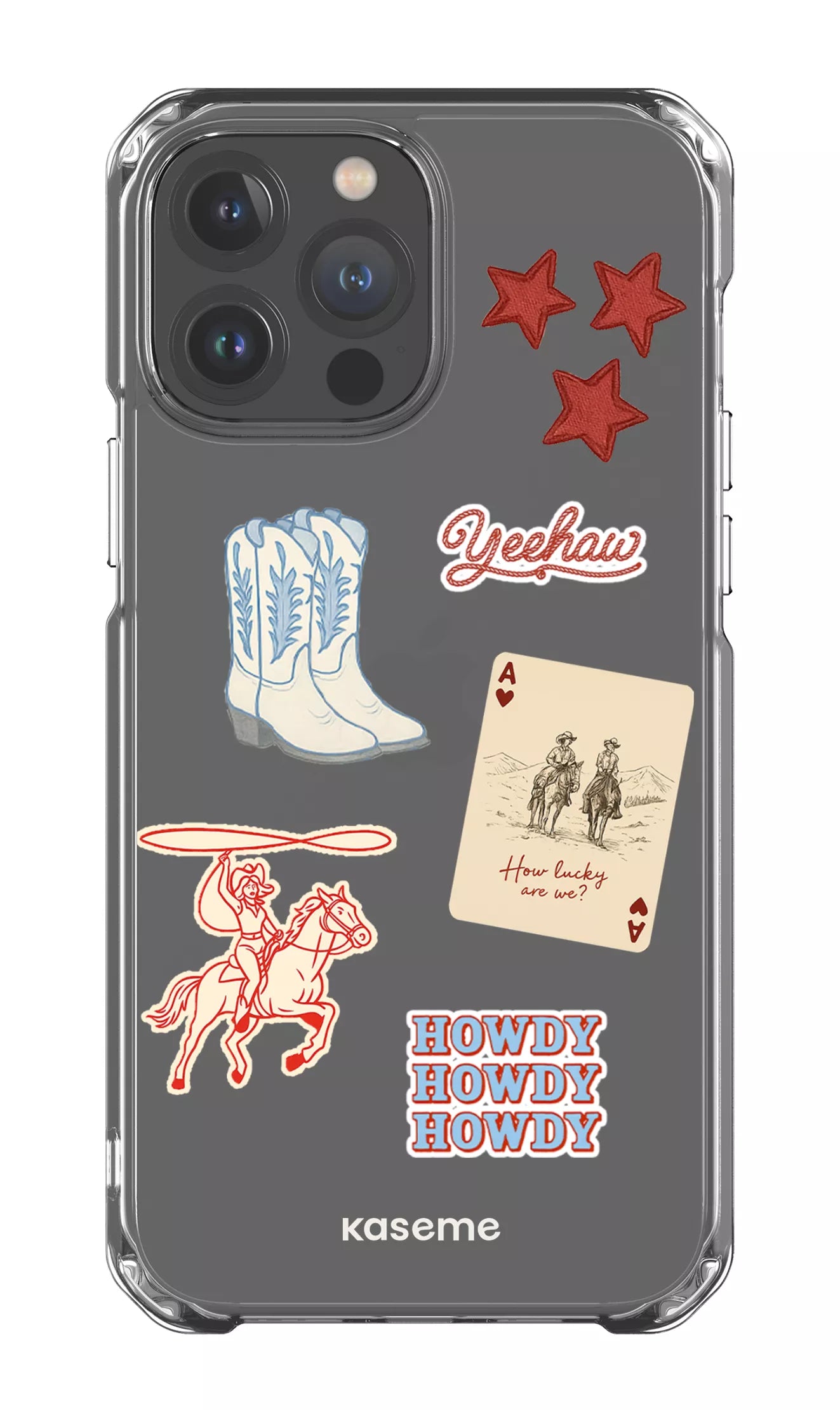 iPhone 13 Pro Max Clear Case Yeehaw Clear Case -