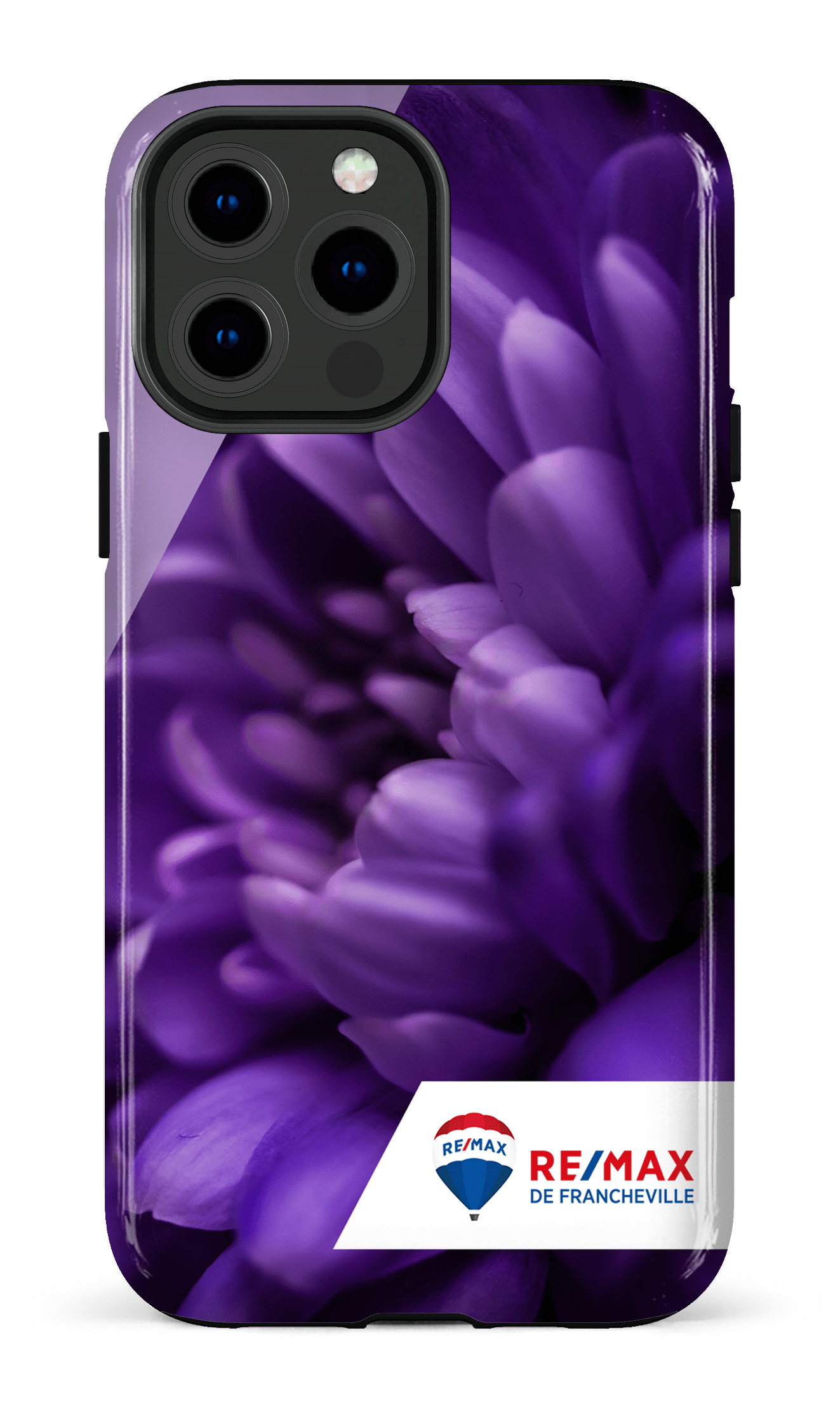 iPhone 13 Pro Max Tough Fleur gros plan de Francheville -