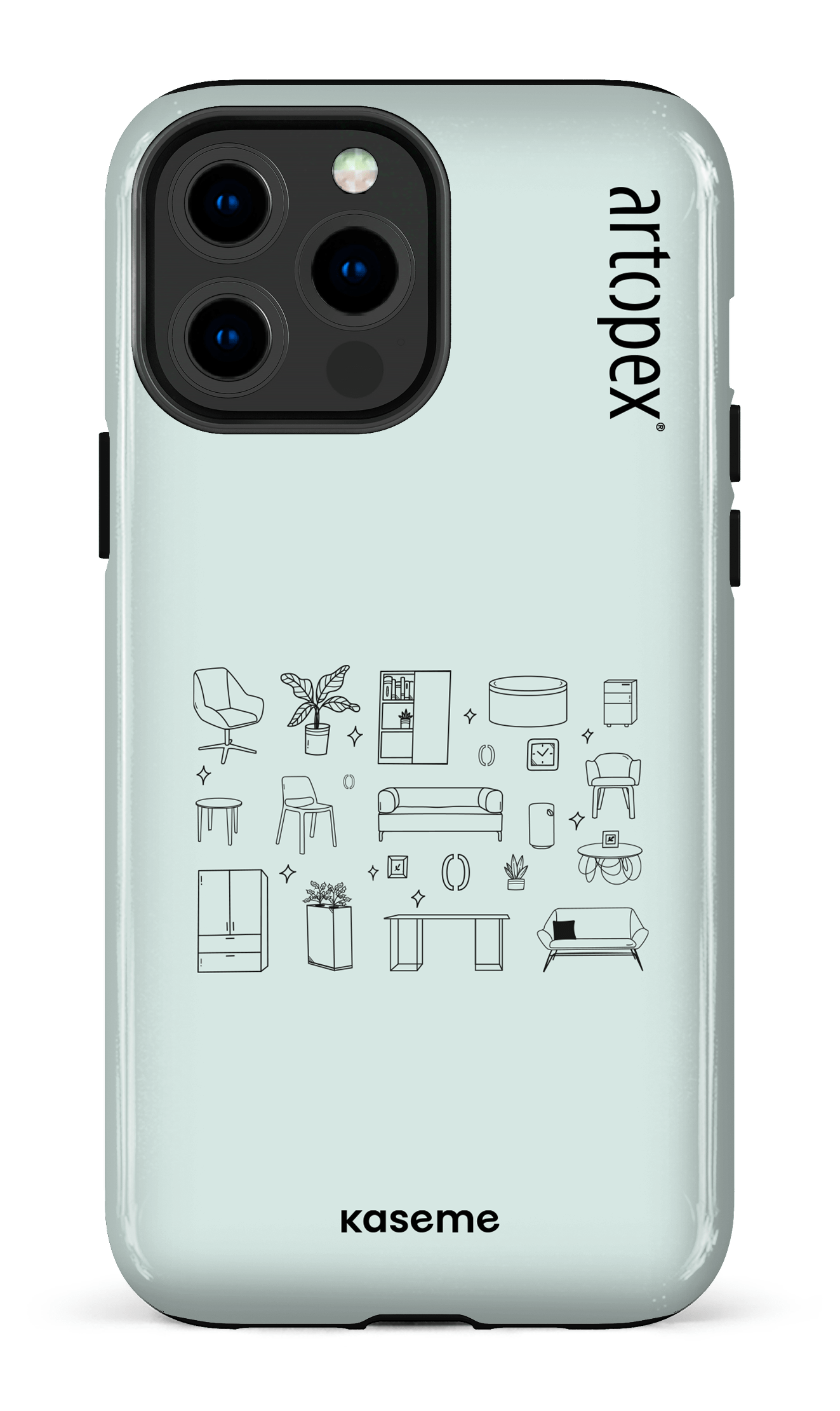 iPhone 13 Pro Max Tough L'essentiel menthe par Artopex -