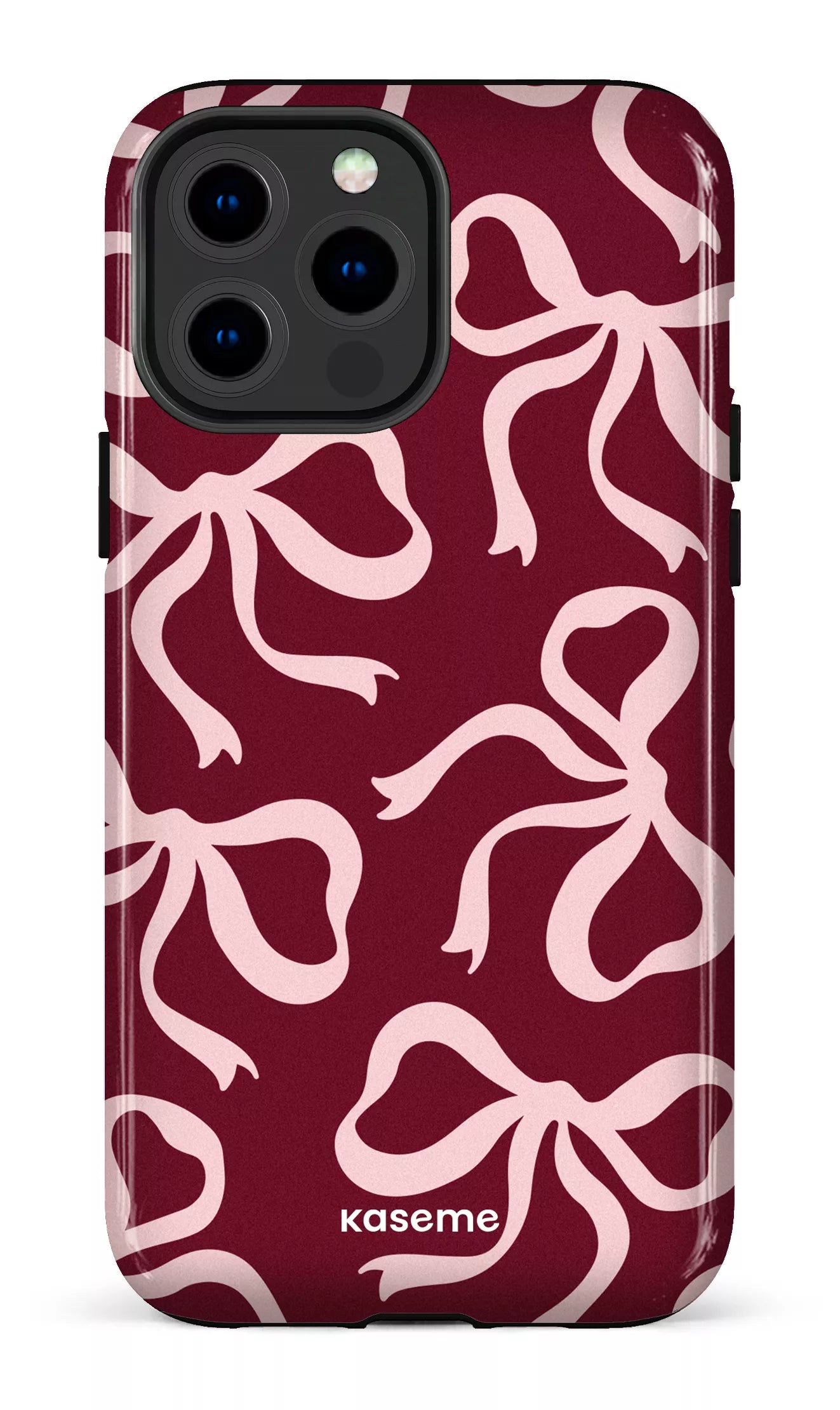 iPhone 13 Pro Max Tough Lace Burgundy & Pink -