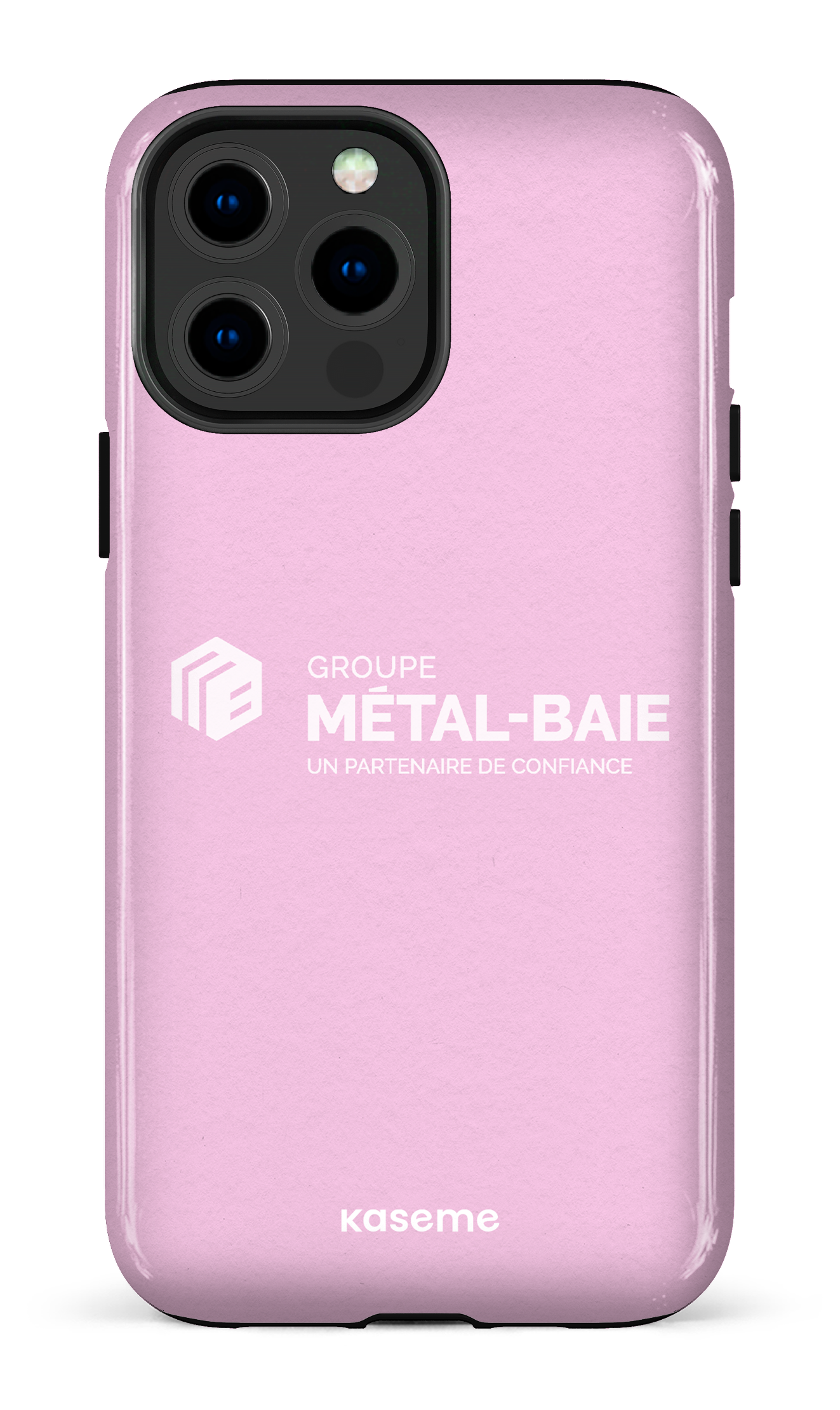iPhone 13 Pro Max Tough Métal-Baie Rose -