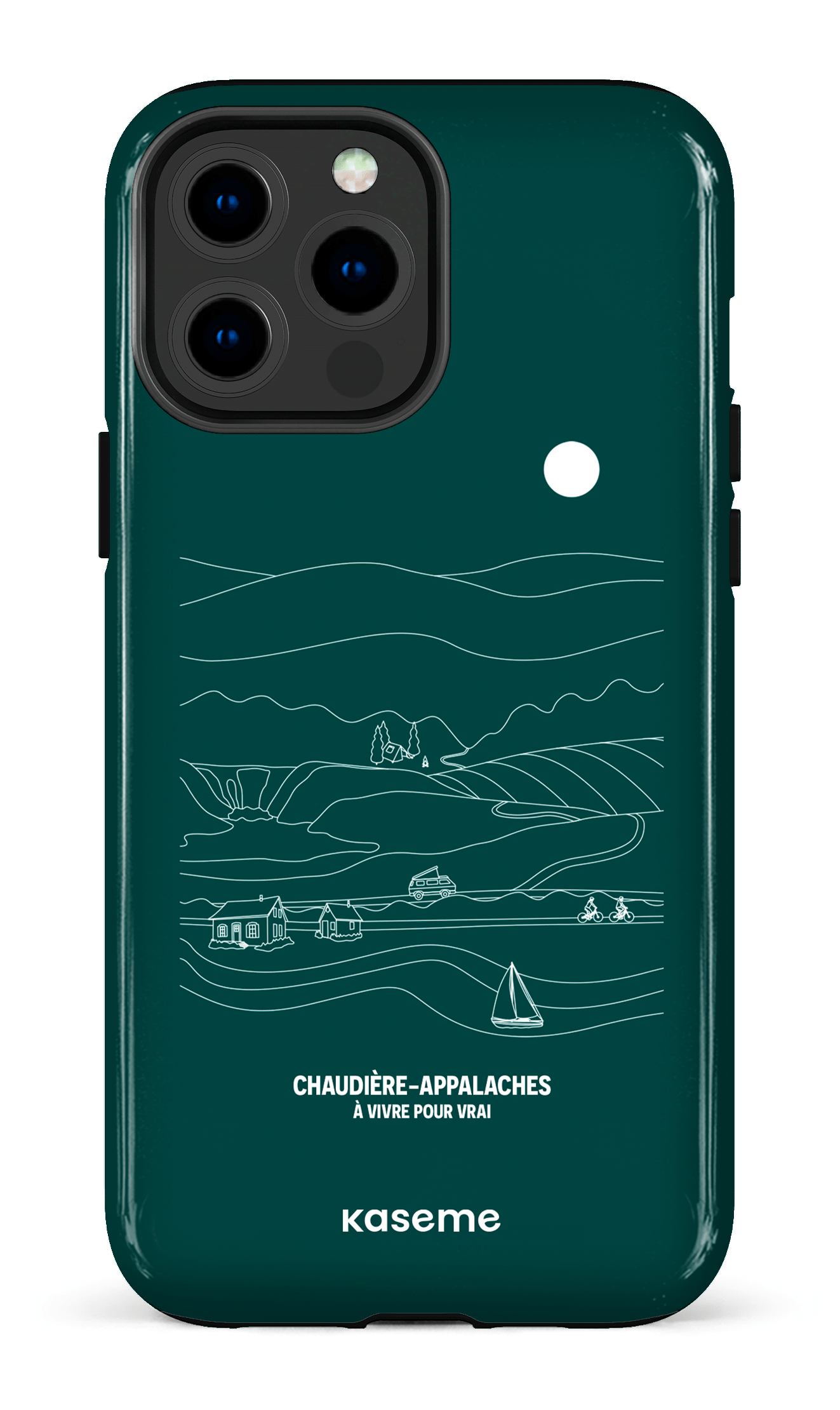 iPhone 13 Pro Max Tough Paysage Line Art par TCA -