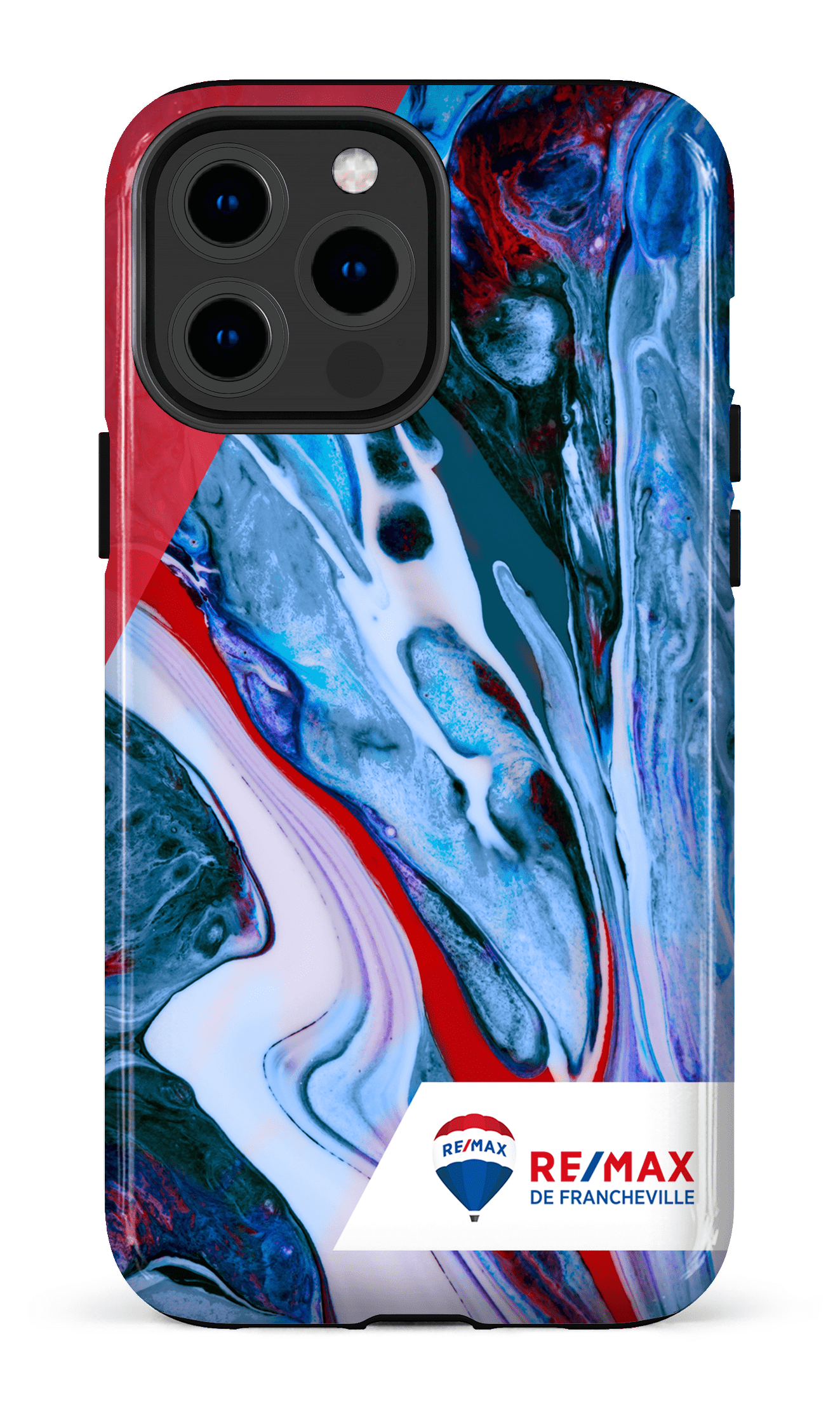 iPhone 13 Pro Max Tough Peinture marbrée claire de Francheville -