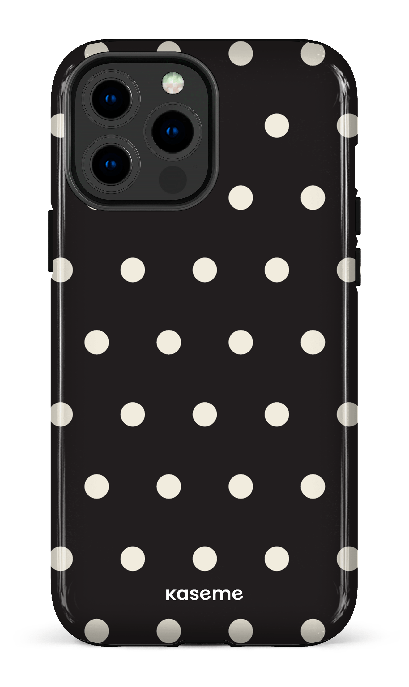 iPhone 13 Pro Max Tough Polka Black -