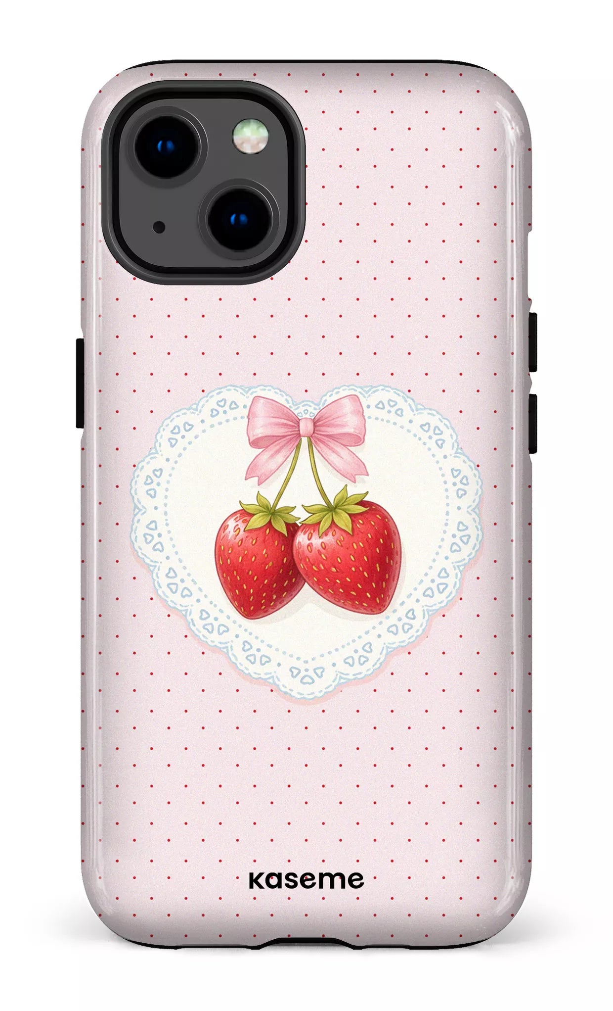 iPhone 13 Tough Fresa Lace Pink -