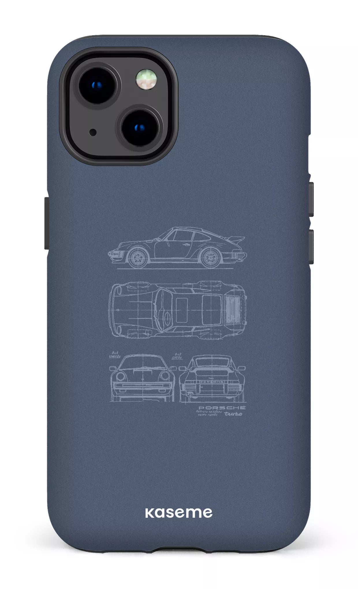 iPhone 13 Tough Matte Beat The Traffic Blue -