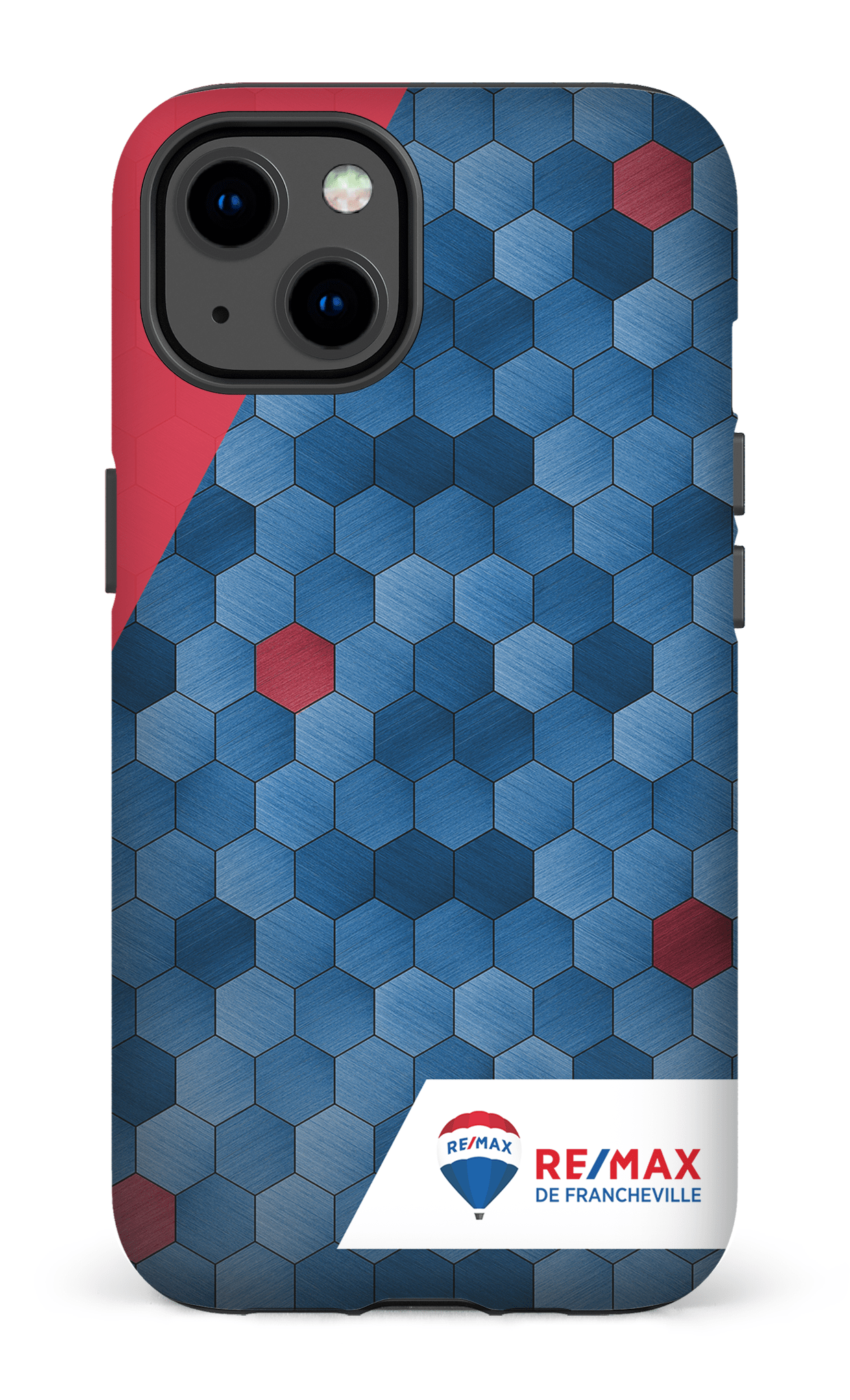 iPhone 13 Tough Matte Exagones texturés de Francheville -