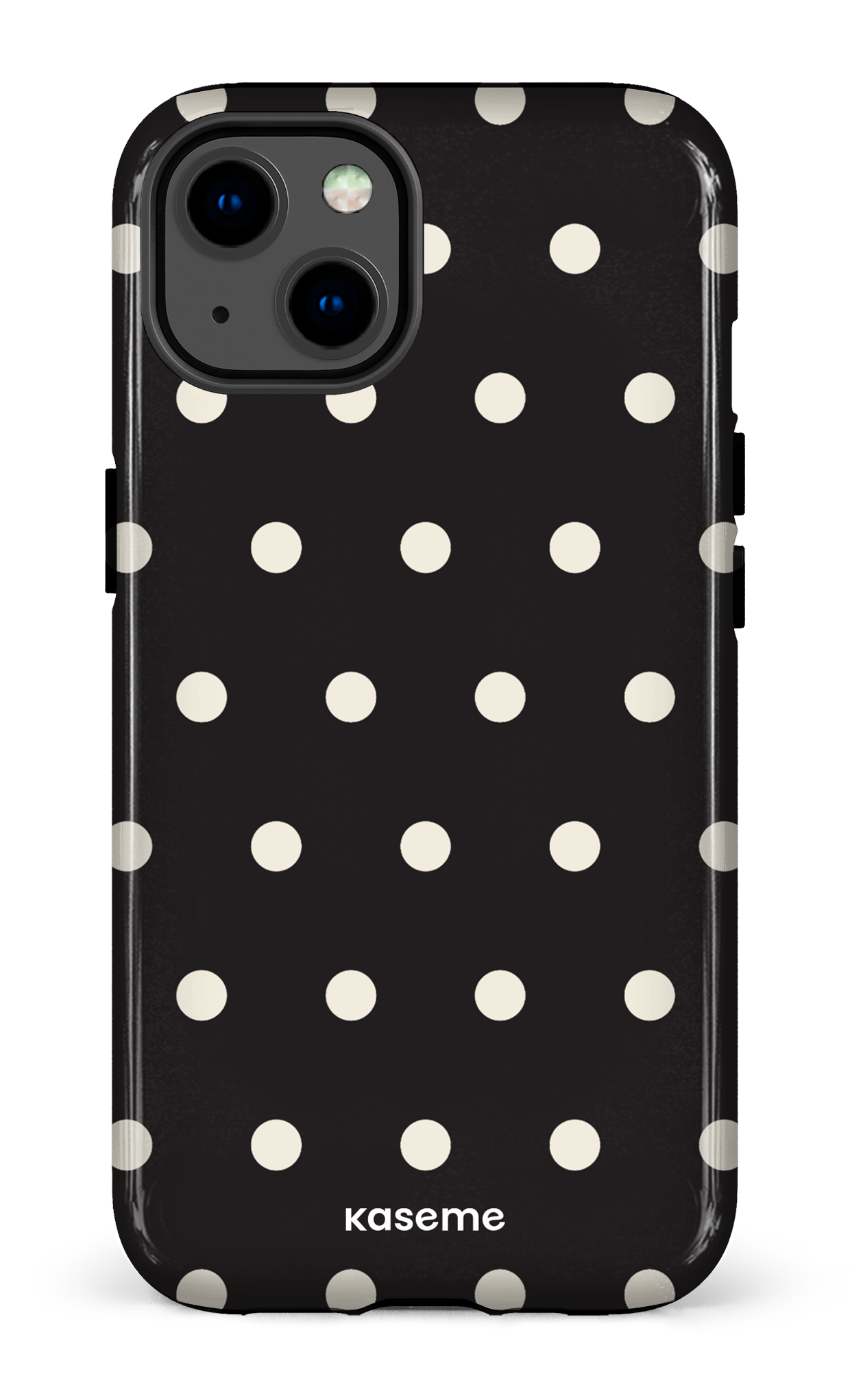 iPhone 13 Tough Polka Black -