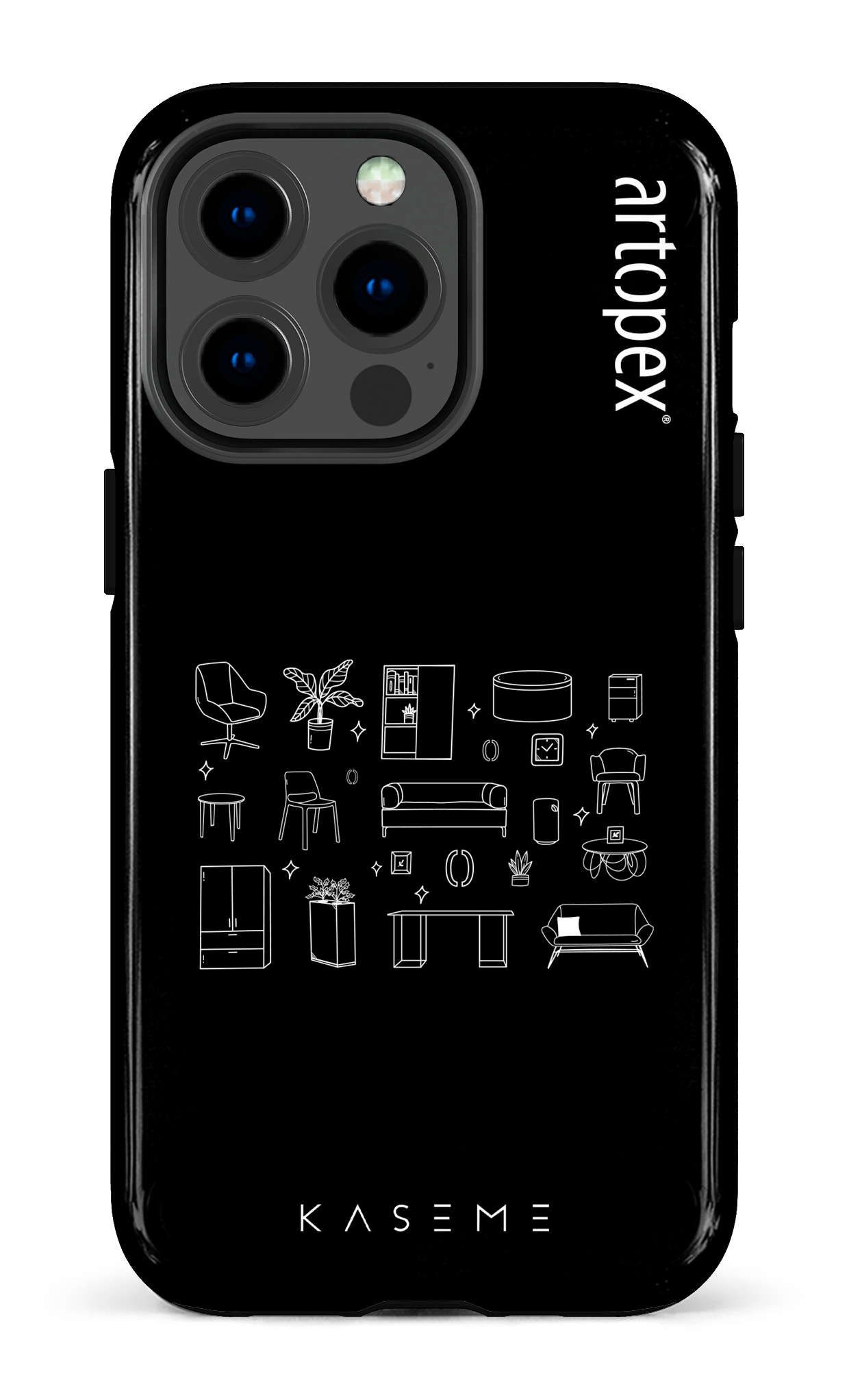 iPhone 13 pro Tough L'essentiel noir par Artopex -