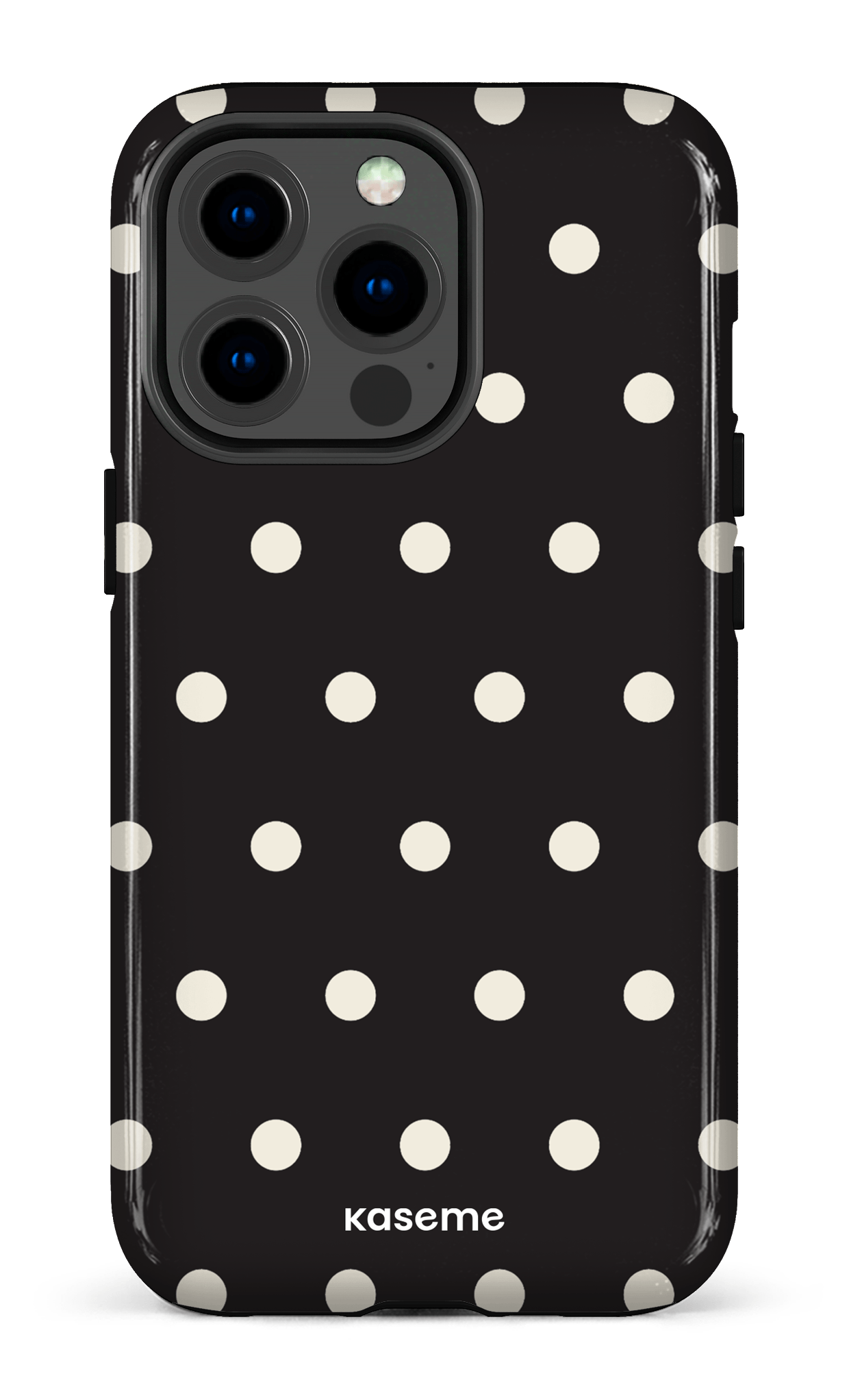 iPhone 13 pro Tough Polka Black -