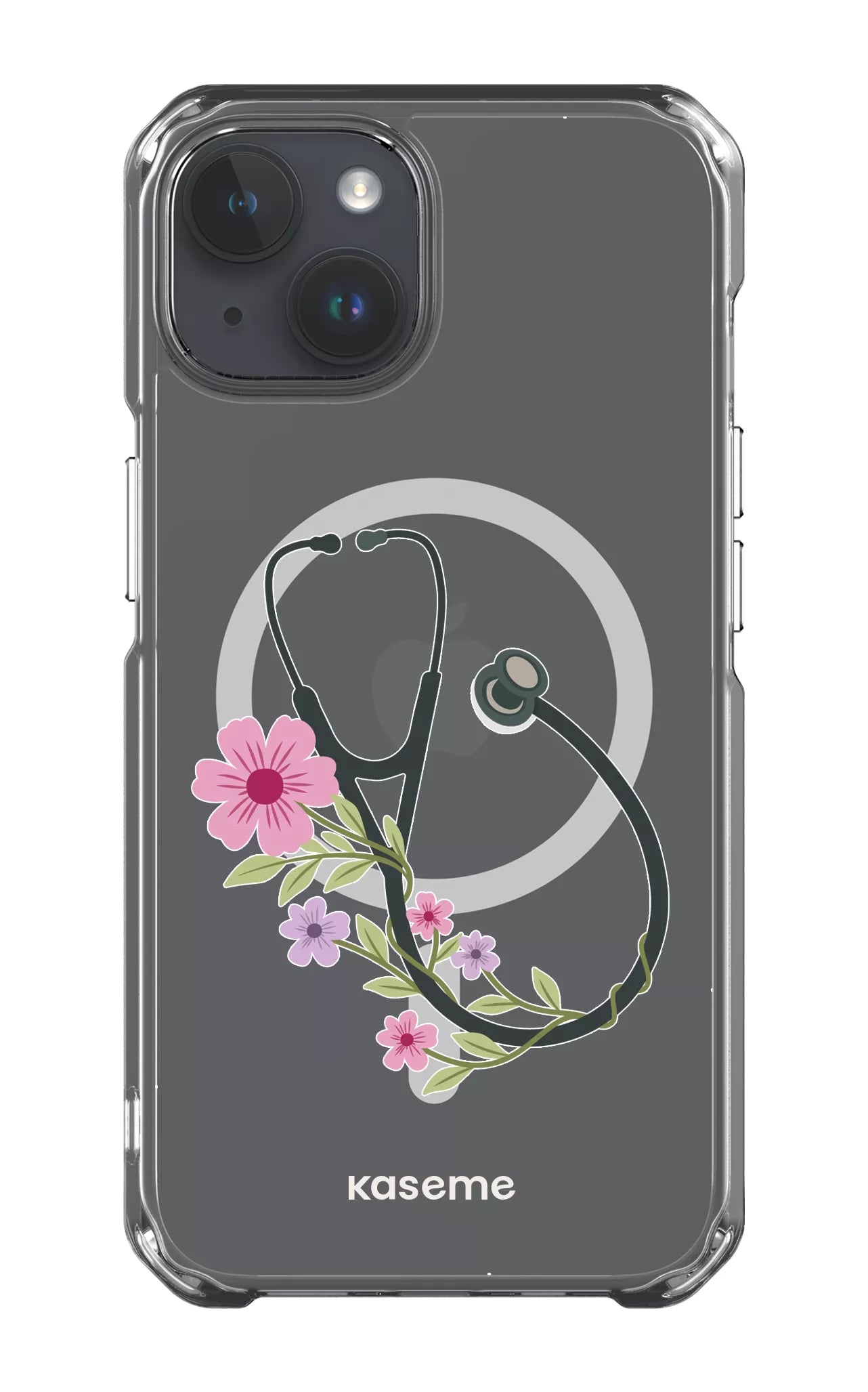 iPhone 14 Clear Case - Magsafe Blossom Beat Clear Case -