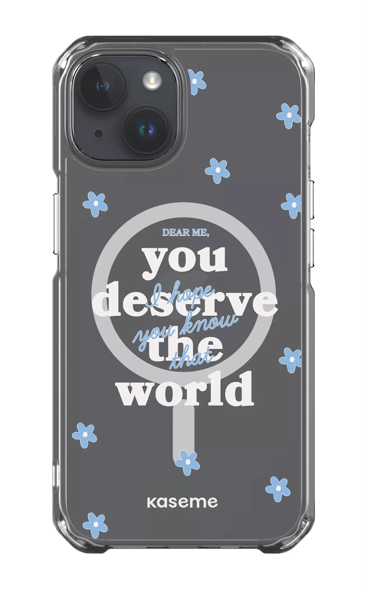 iPhone 14 Clear Case - Magsafe Dear Me Clear Case -