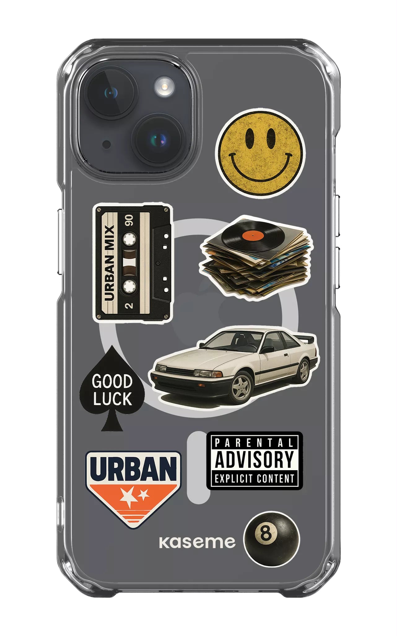 iPhone 14 Clear Case - Magsafe Downtown Clear Case -