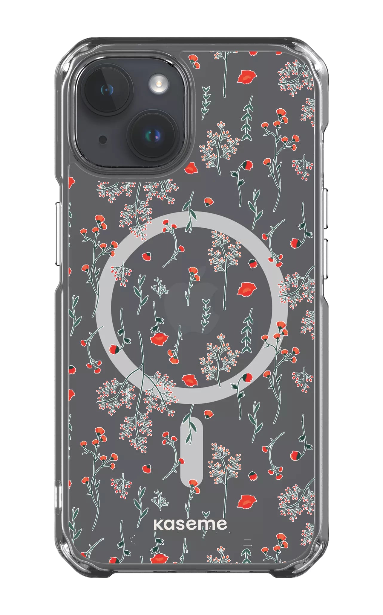 iPhone 14 Clear Case - Magsafe Evelyn Clear Case -