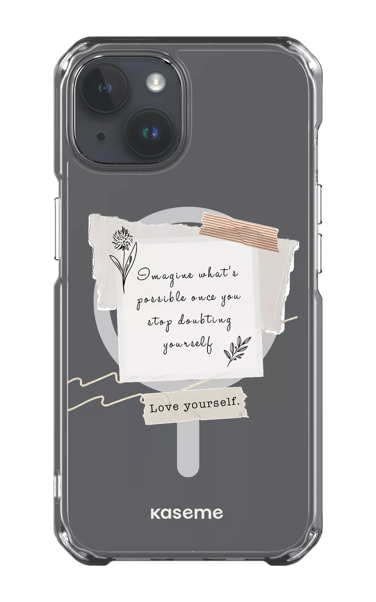 iPhone 14 Clear Case - Magsafe Faith Clear Case -