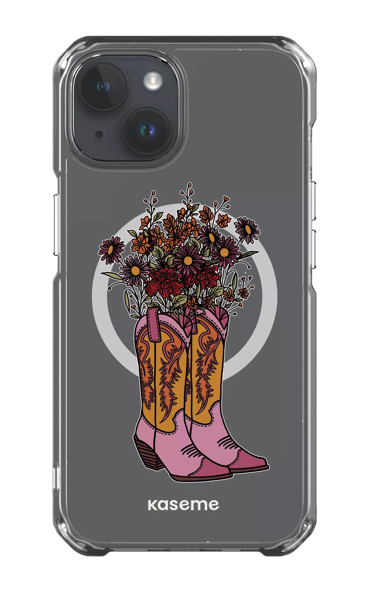 iPhone 14 Clear Case - Magsafe Howdy Clear Case -