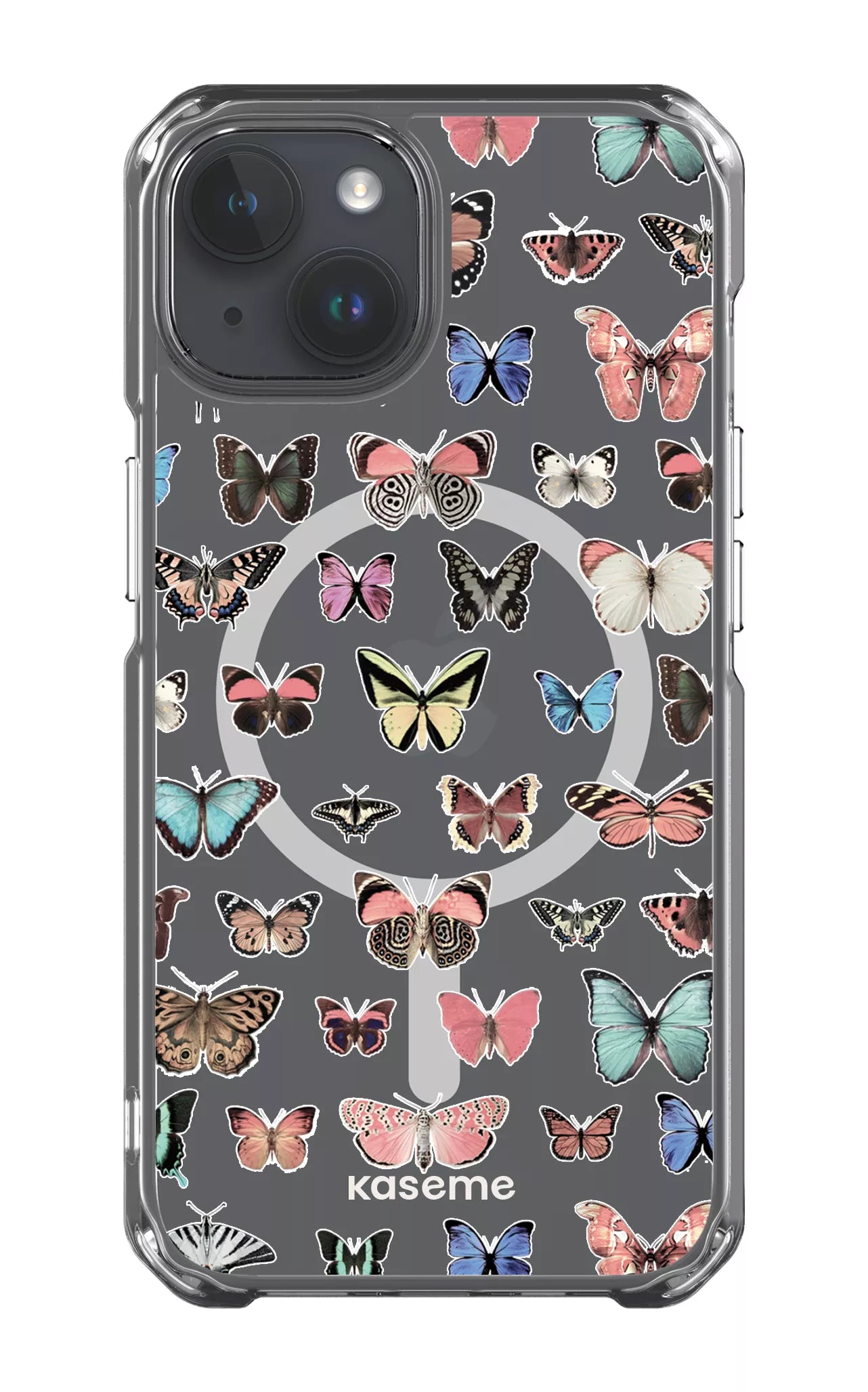 iPhone 14 Clear Case - Magsafe Paloma Clear Case -