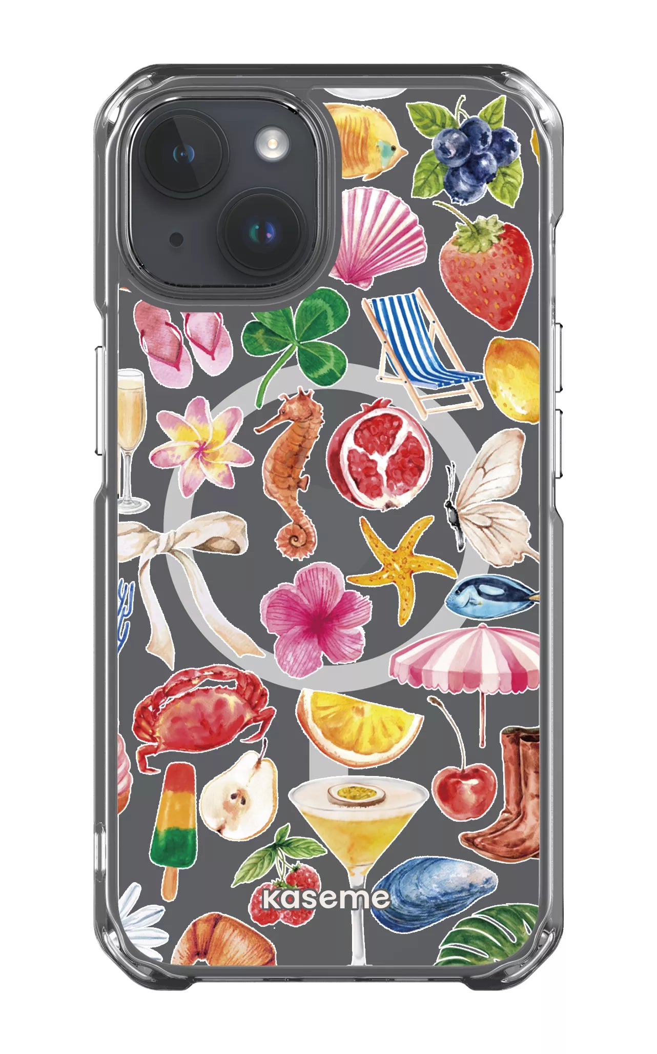 iPhone 14 Clear Case - Magsafe St-Tropez Clear Case -