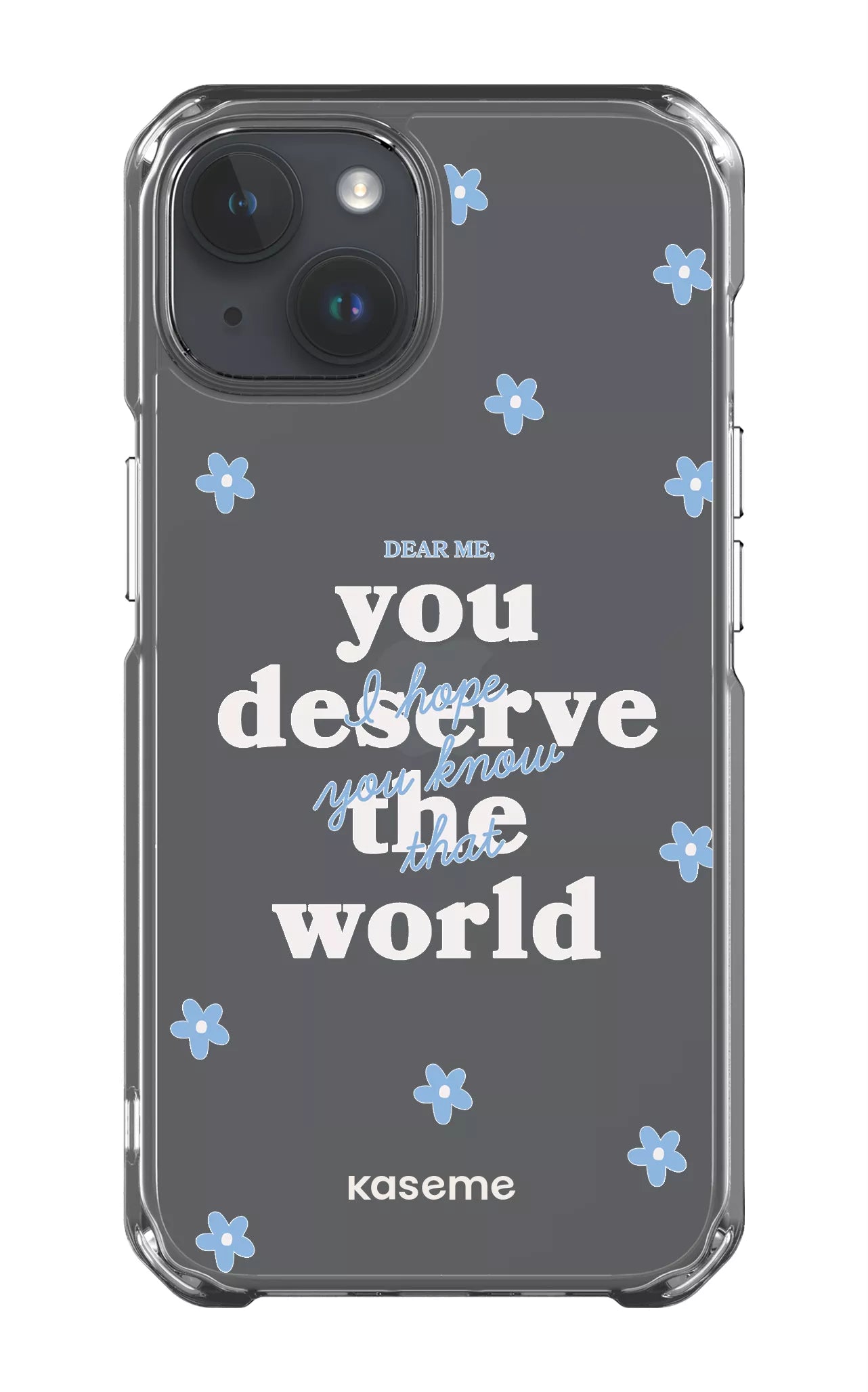 iPhone 14 Clear Case Dear Me Clear Case -