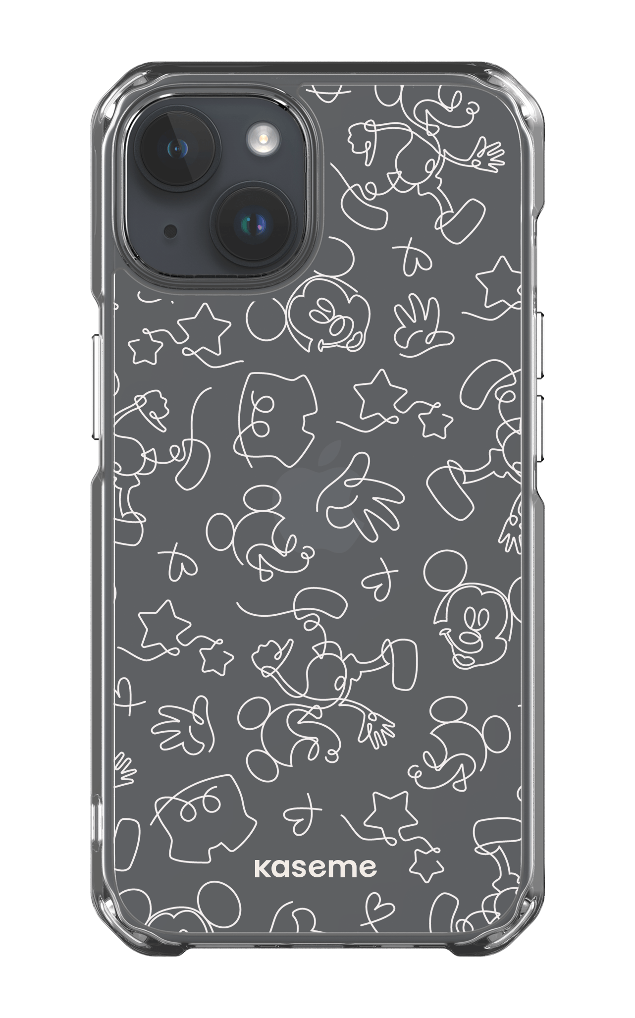 iPhone 14 Clear Case Doodle Clear Case -