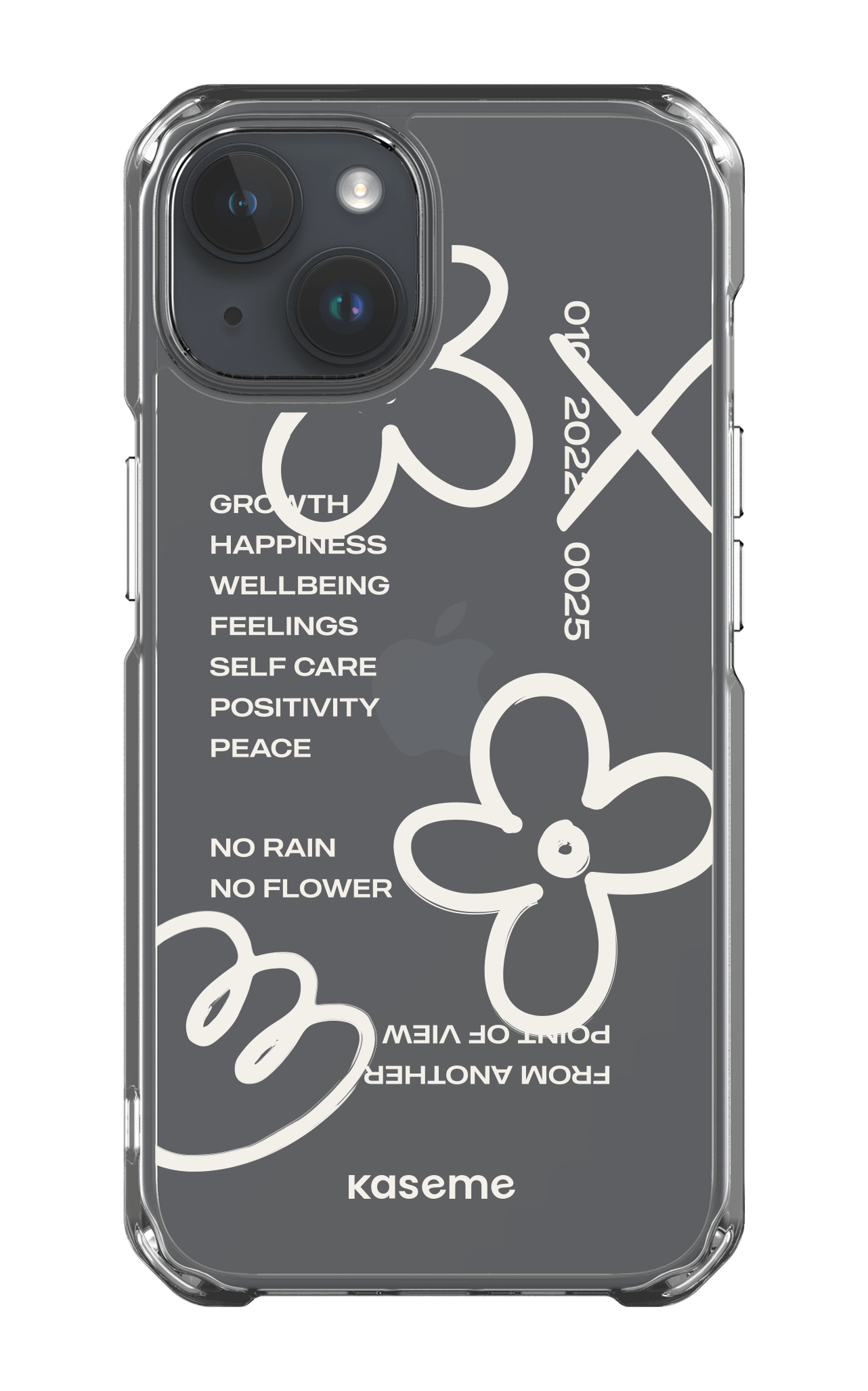 iPhone 14 Clear Case Feelings white Clear Case -