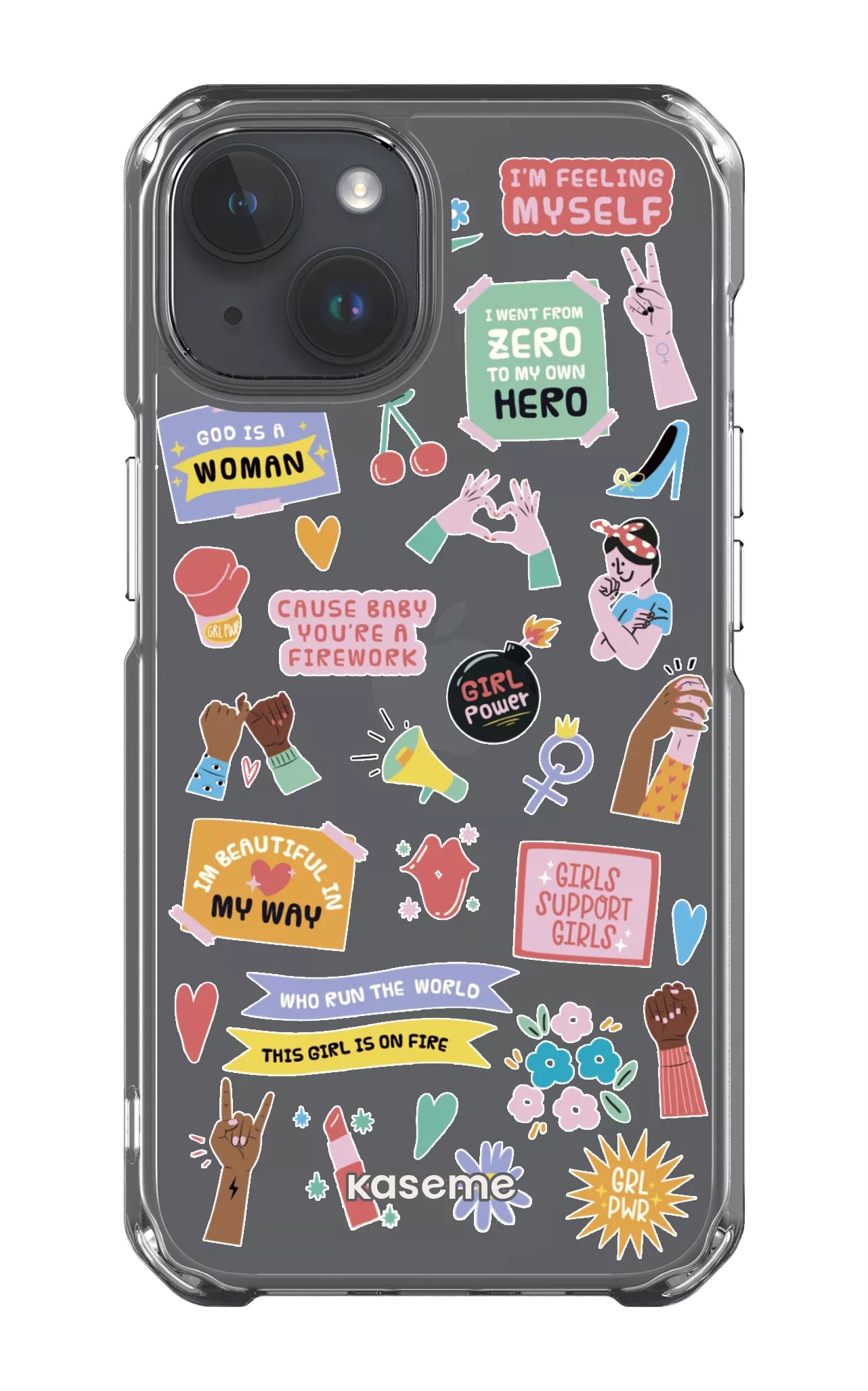 iPhone 14 Clear Case Girl Boss Clear Case -