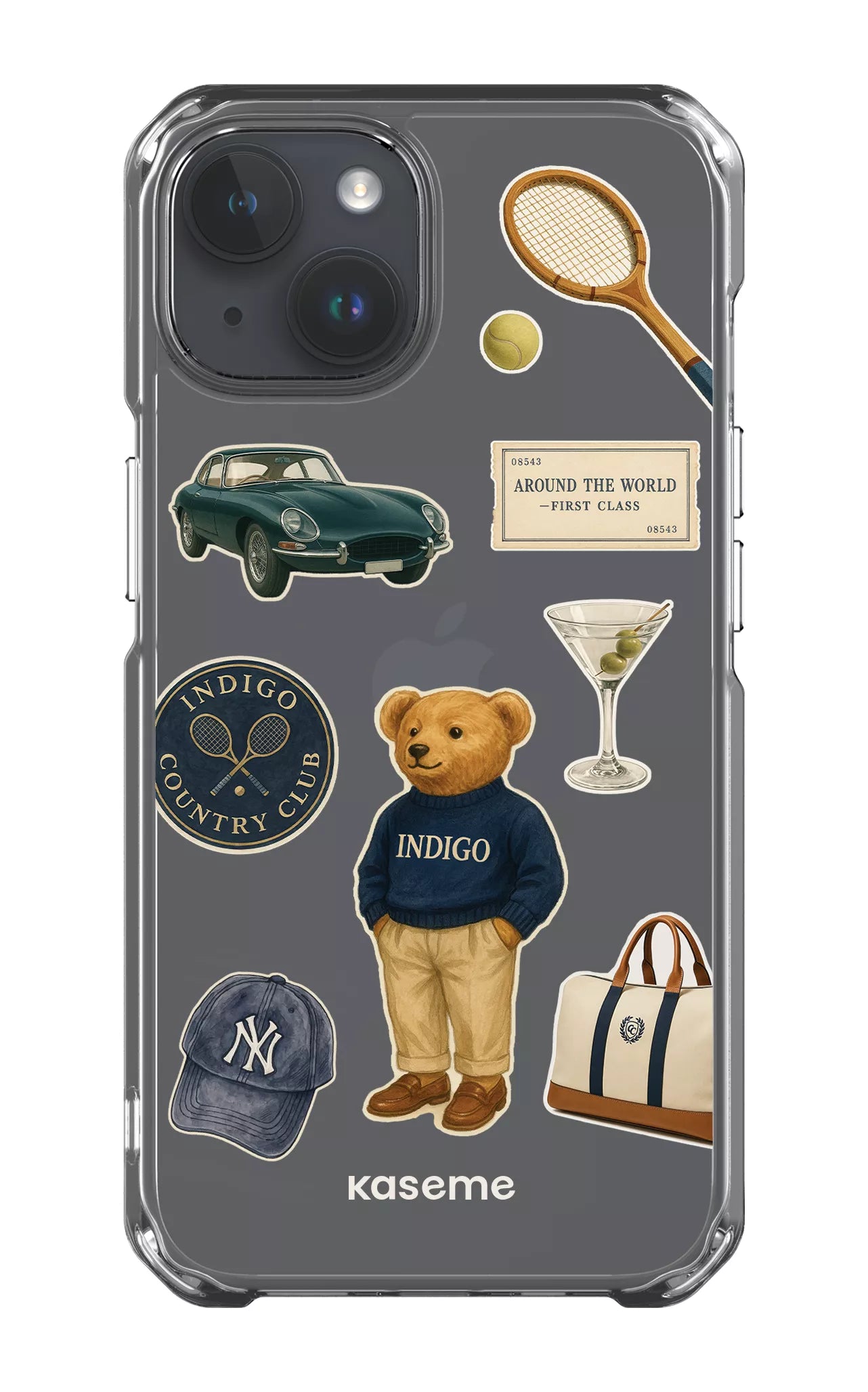 iPhone 14 Clear Case Kingsley Clear Case -