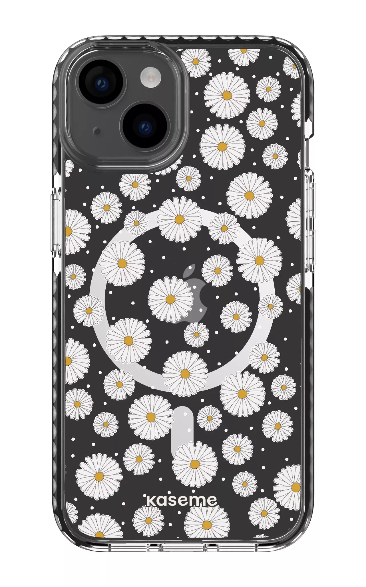 iPhone 14 Clear Case Magsafe - Black Ashley Clear Case -