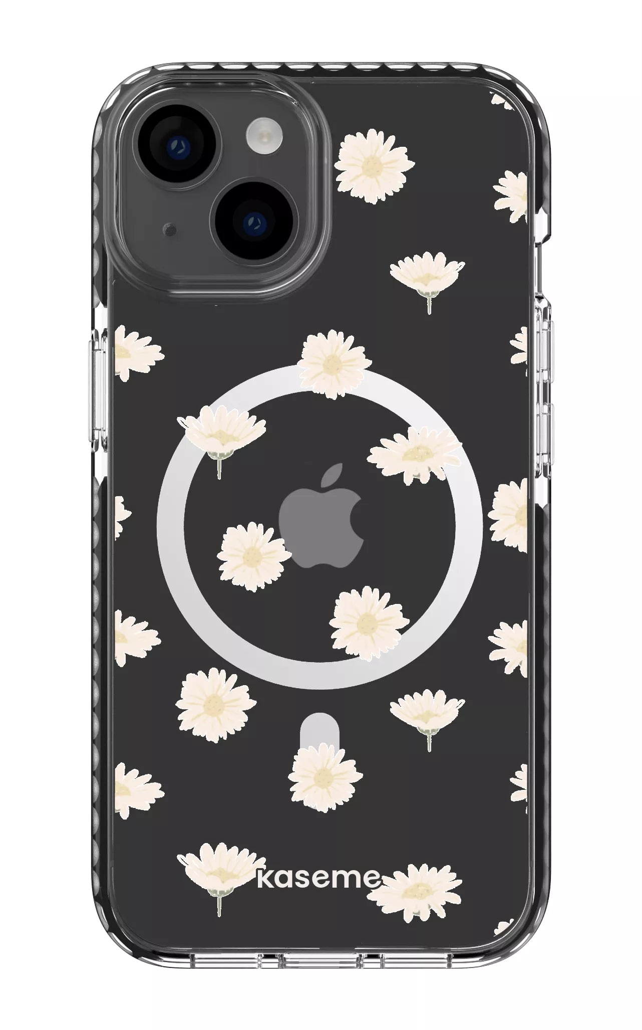 iPhone 14 Clear Case Magsafe - Black Bella Clear Case -