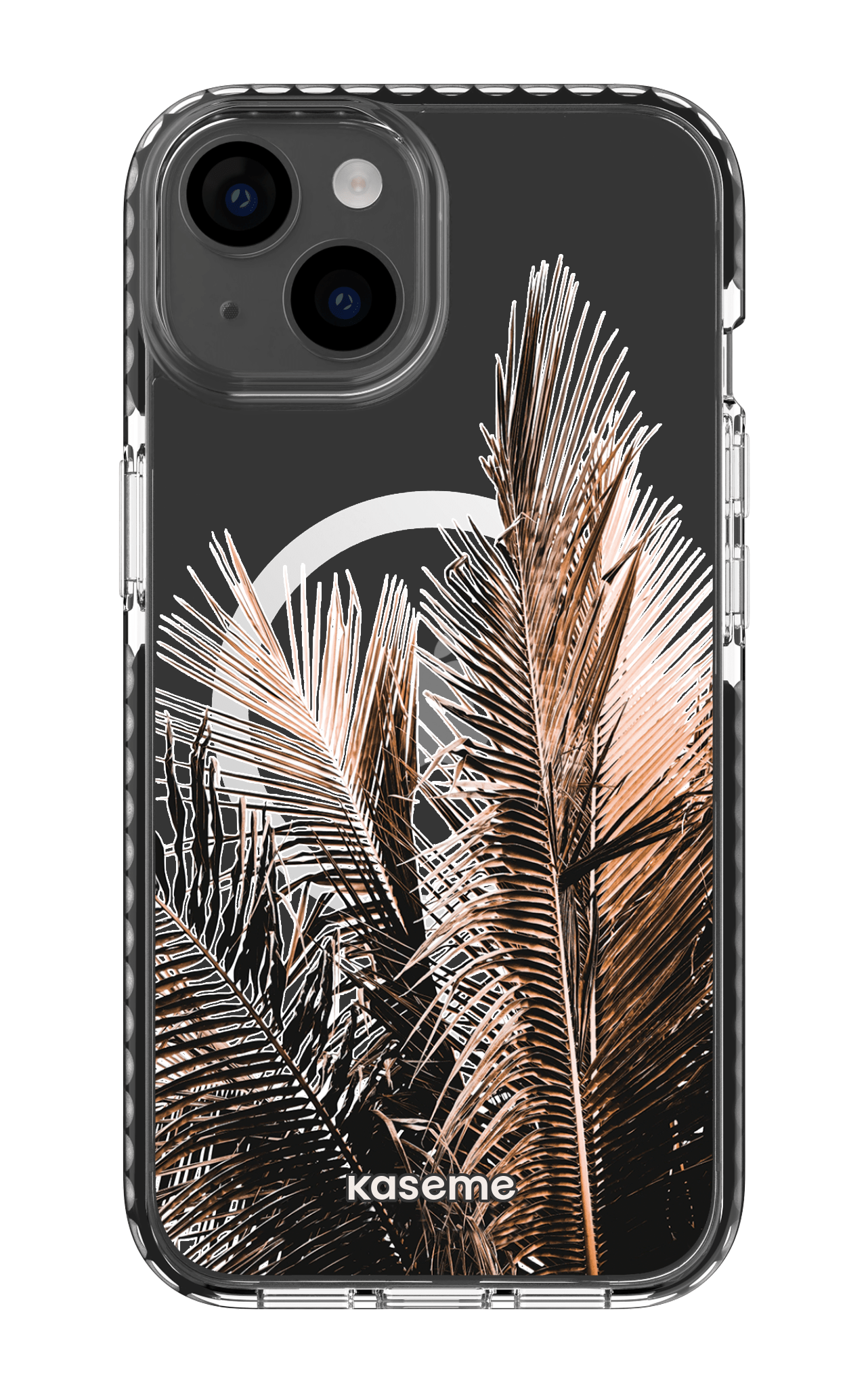 iPhone 14 Clear Case Magsafe - Black Cali Clear Case -