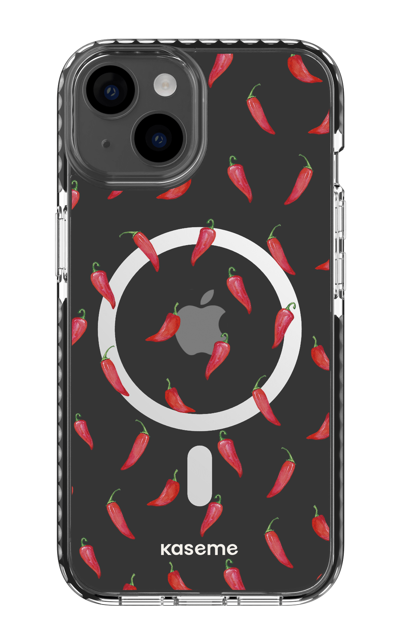 iPhone 14 Clear Case Magsafe - Black Hottie Clear Case -