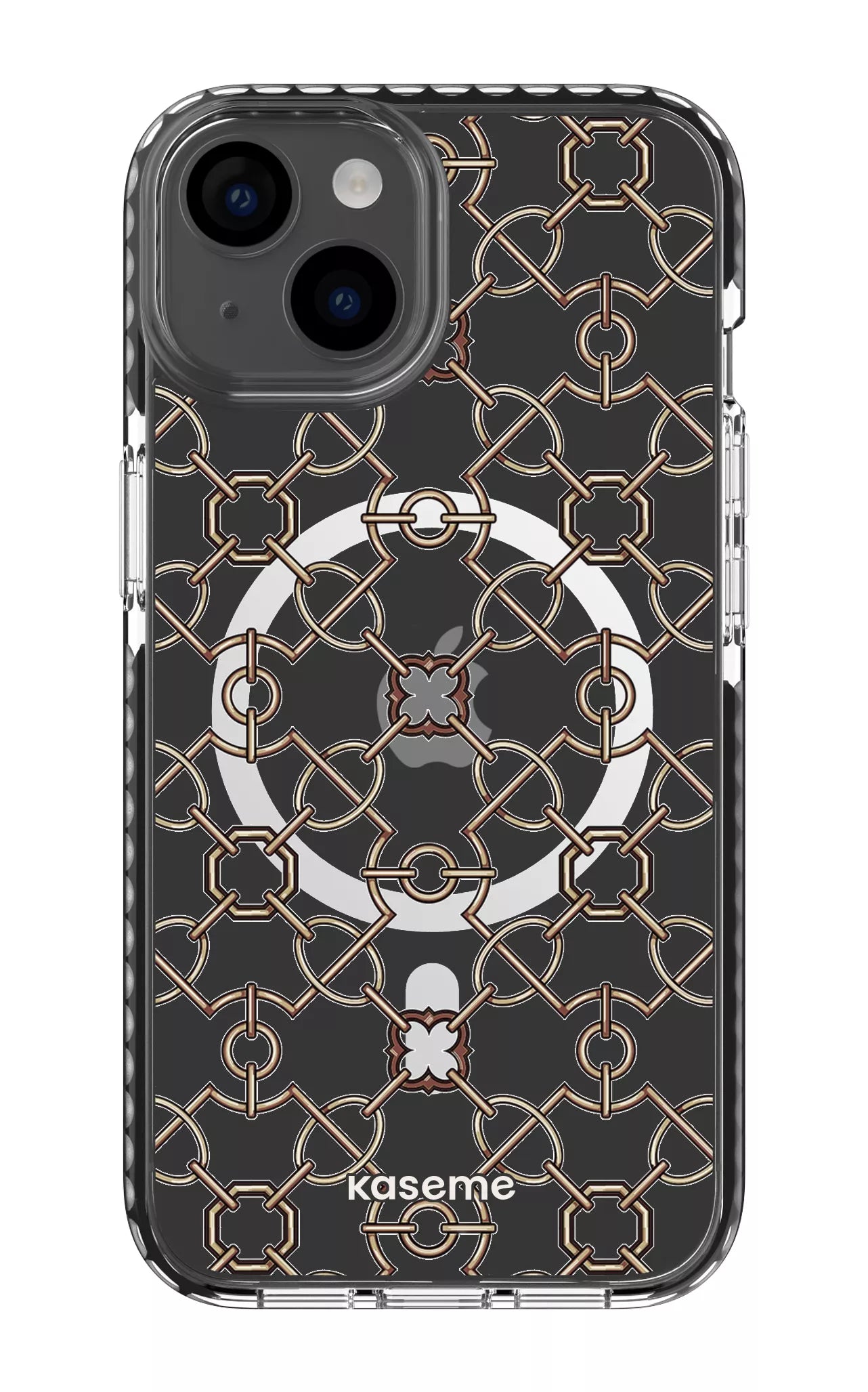 iPhone 14 Clear Case Magsafe - Black Refined Clear Case -